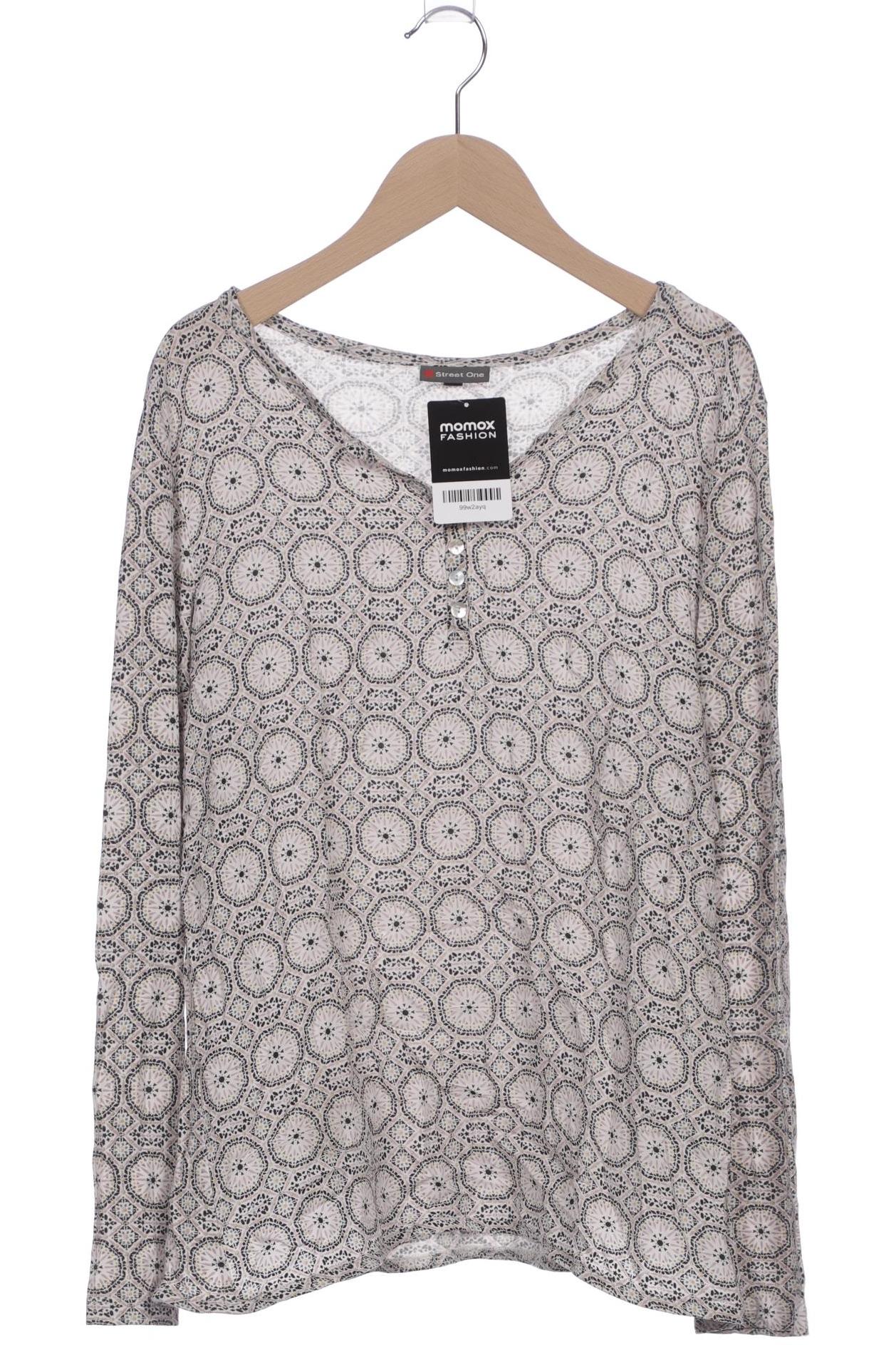 

Street One Damen Langarmshirt, cremeweiß, Gr. 40