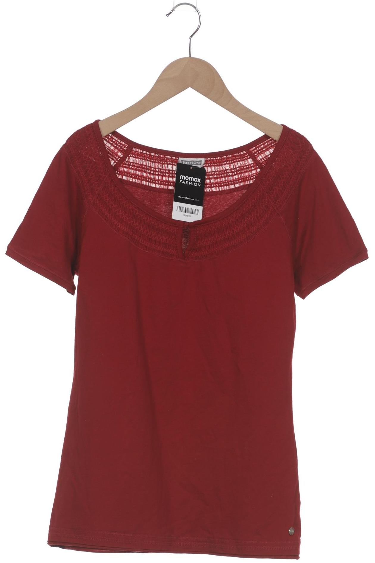 

Street One Damen T-Shirt, bordeaux, Gr. 40