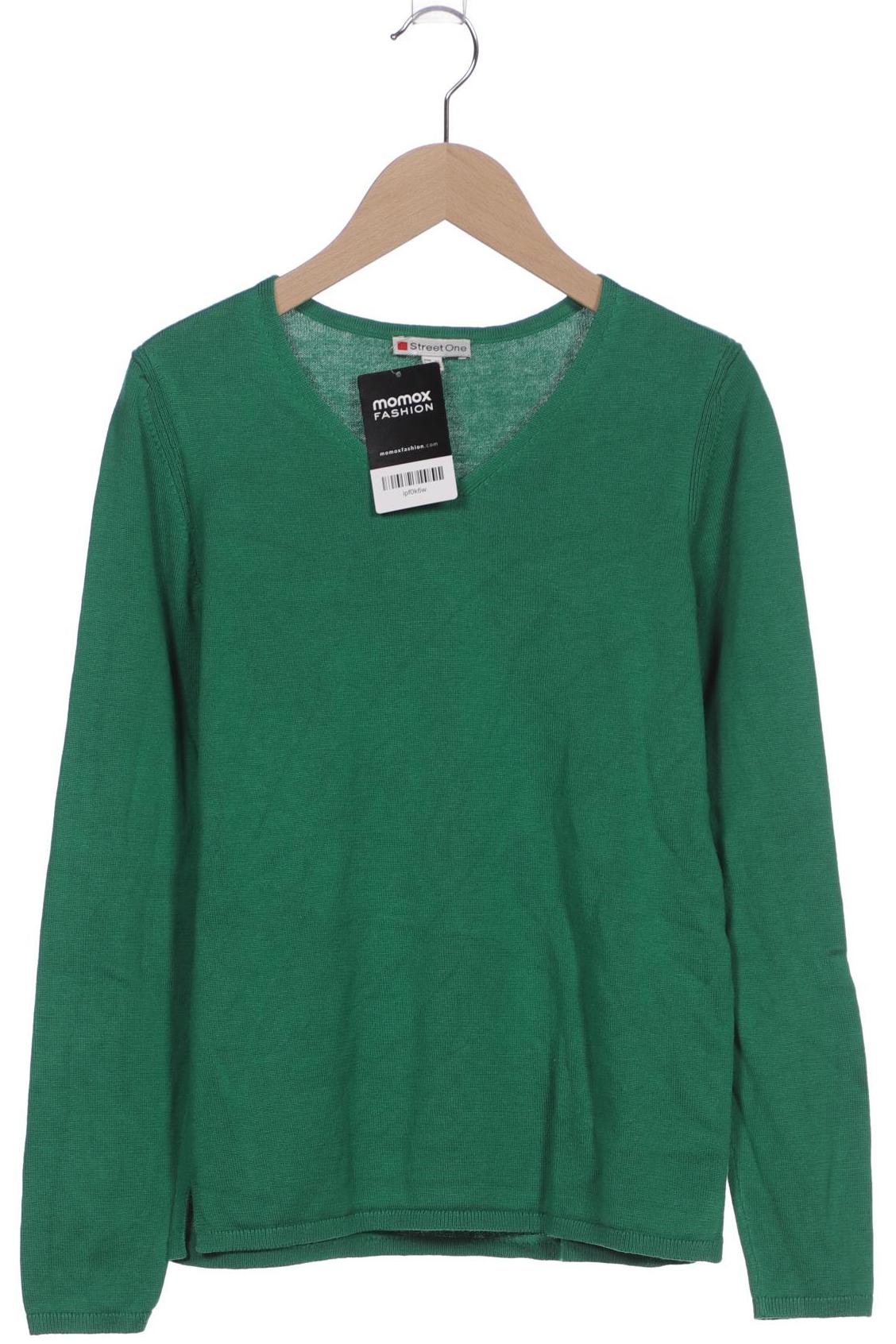 

Street One Damen Pullover, grün, Gr. 34