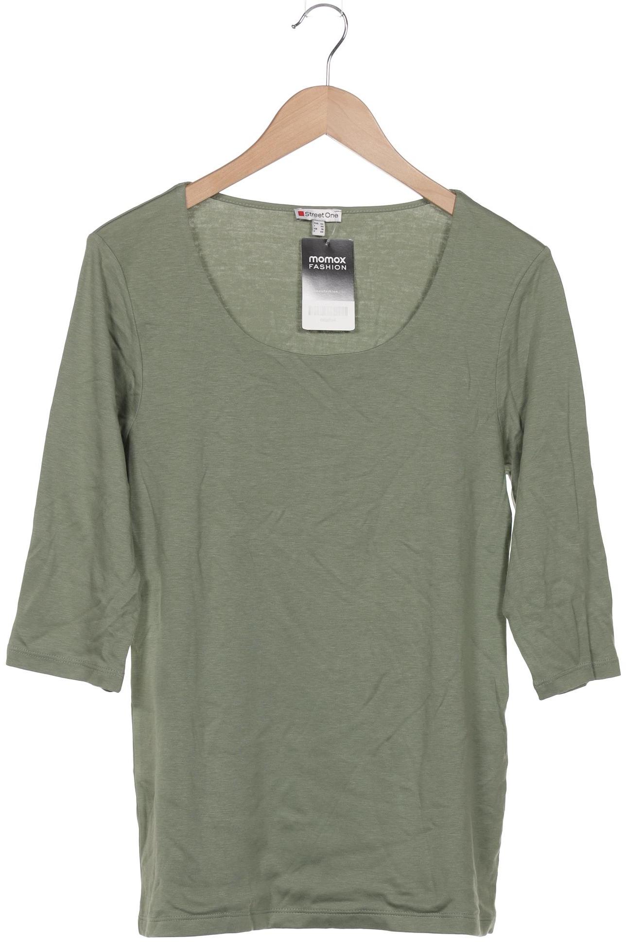 

Street One Damen Langarmshirt, hellgrün, Gr. 42