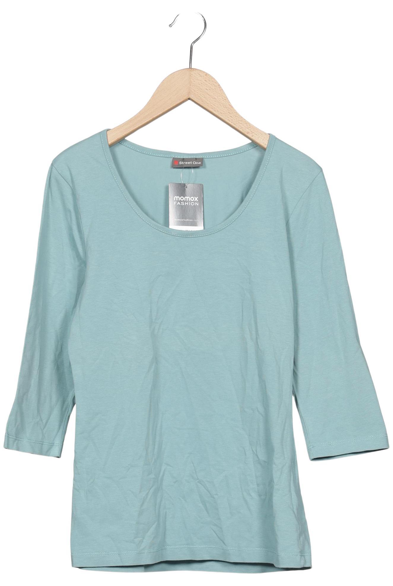 

Street One Damen Langarmshirt, hellblau, Gr. 38