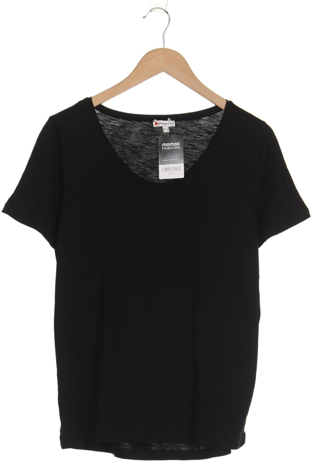 

Street One Damen T-Shirt, schwarz, Gr. 40