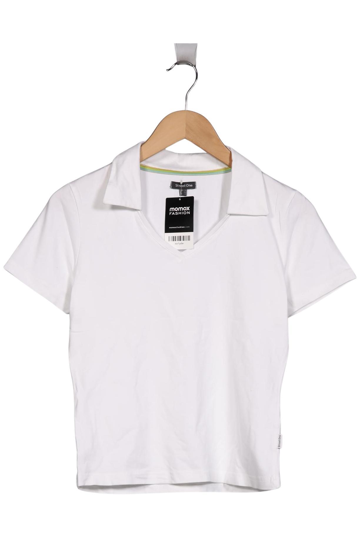 

Street One Damen Poloshirt, weiß, Gr. 38