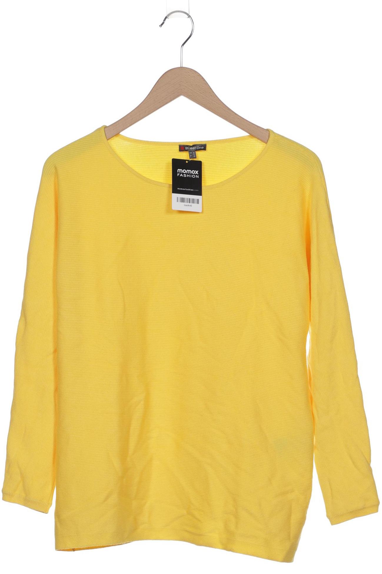

Street One Damen Pullover, gelb, Gr. 42