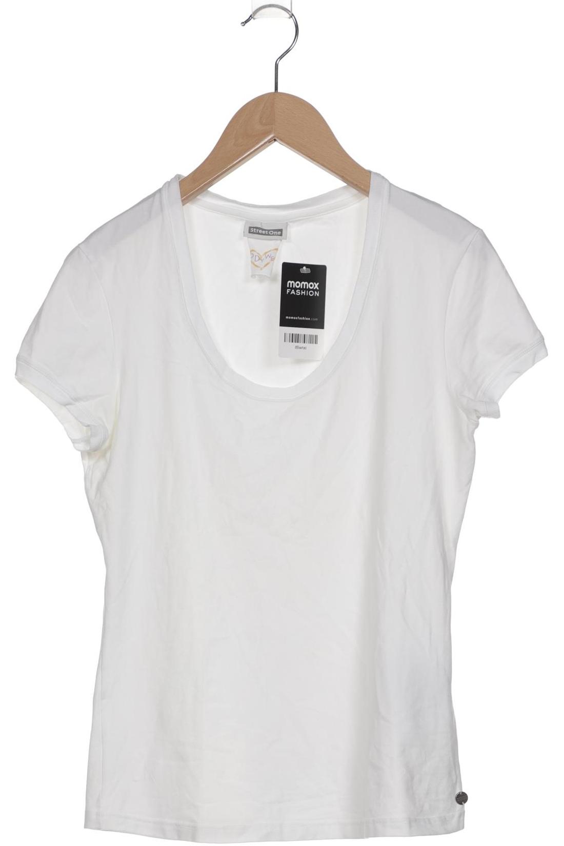 

Street One Damen T-Shirt, weiß, Gr. 40