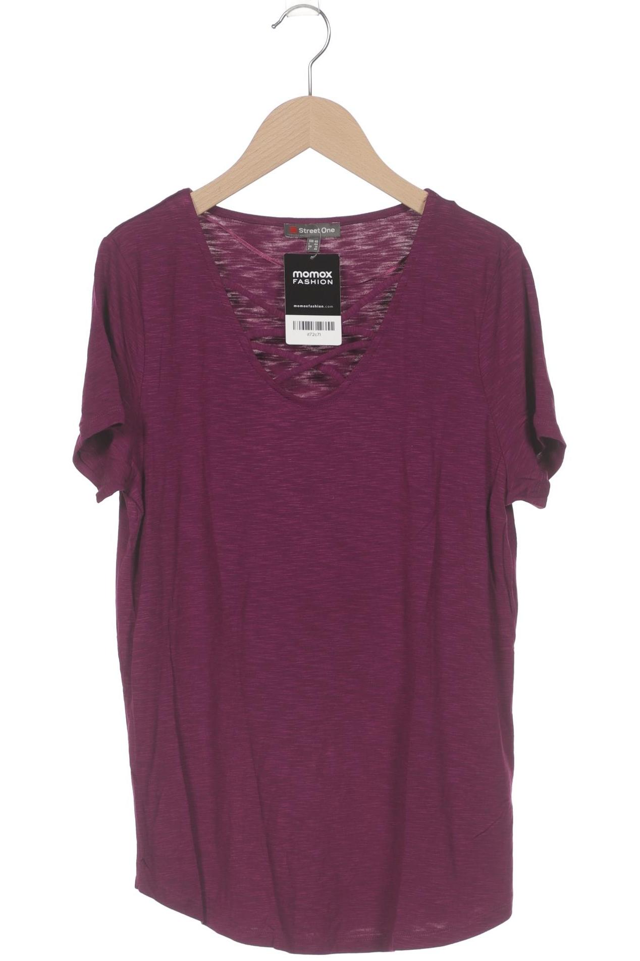 

Street One Damen T-Shirt, flieder, Gr. 40