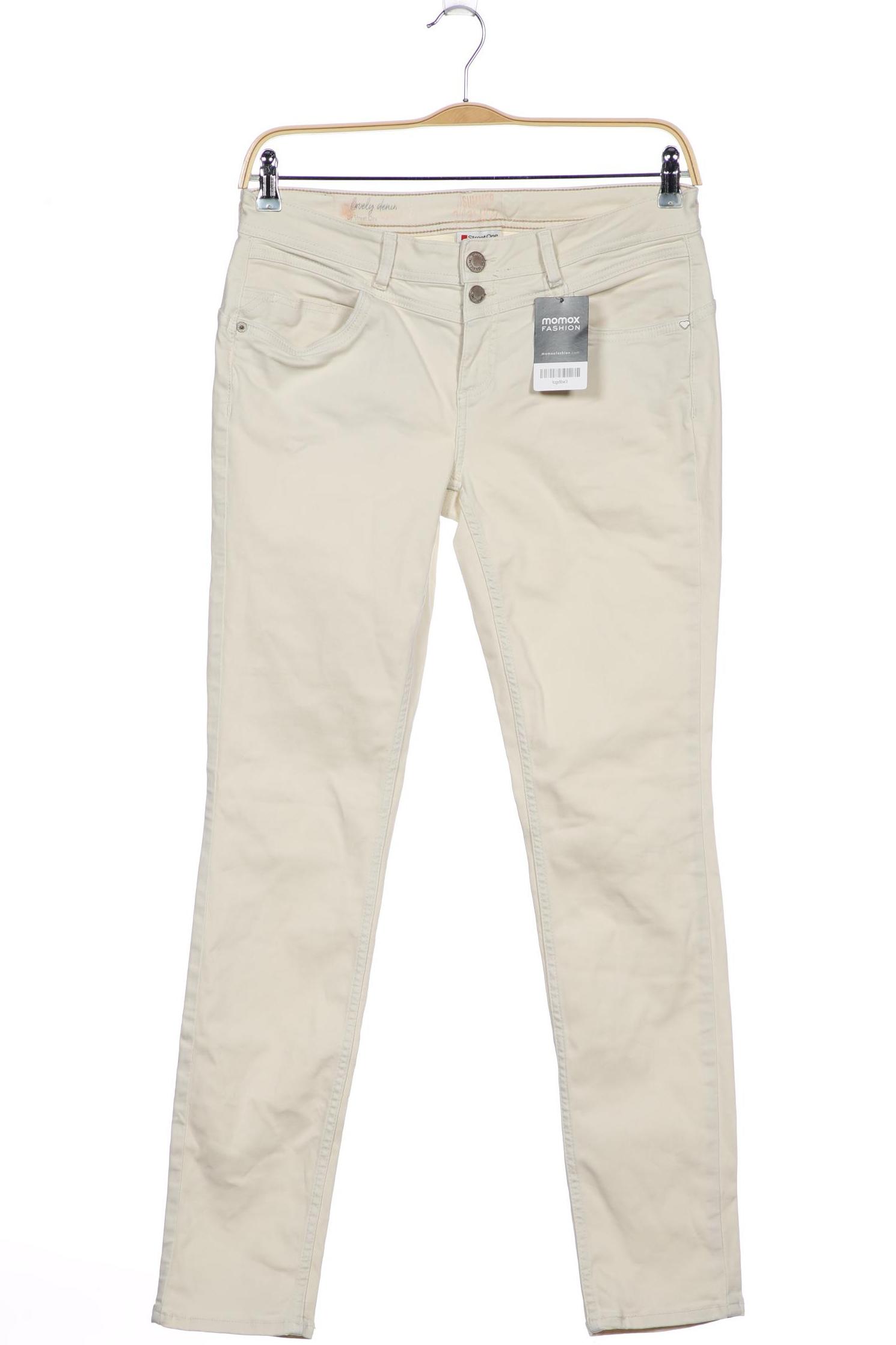 

Street One Damen Jeans, cremeweiß