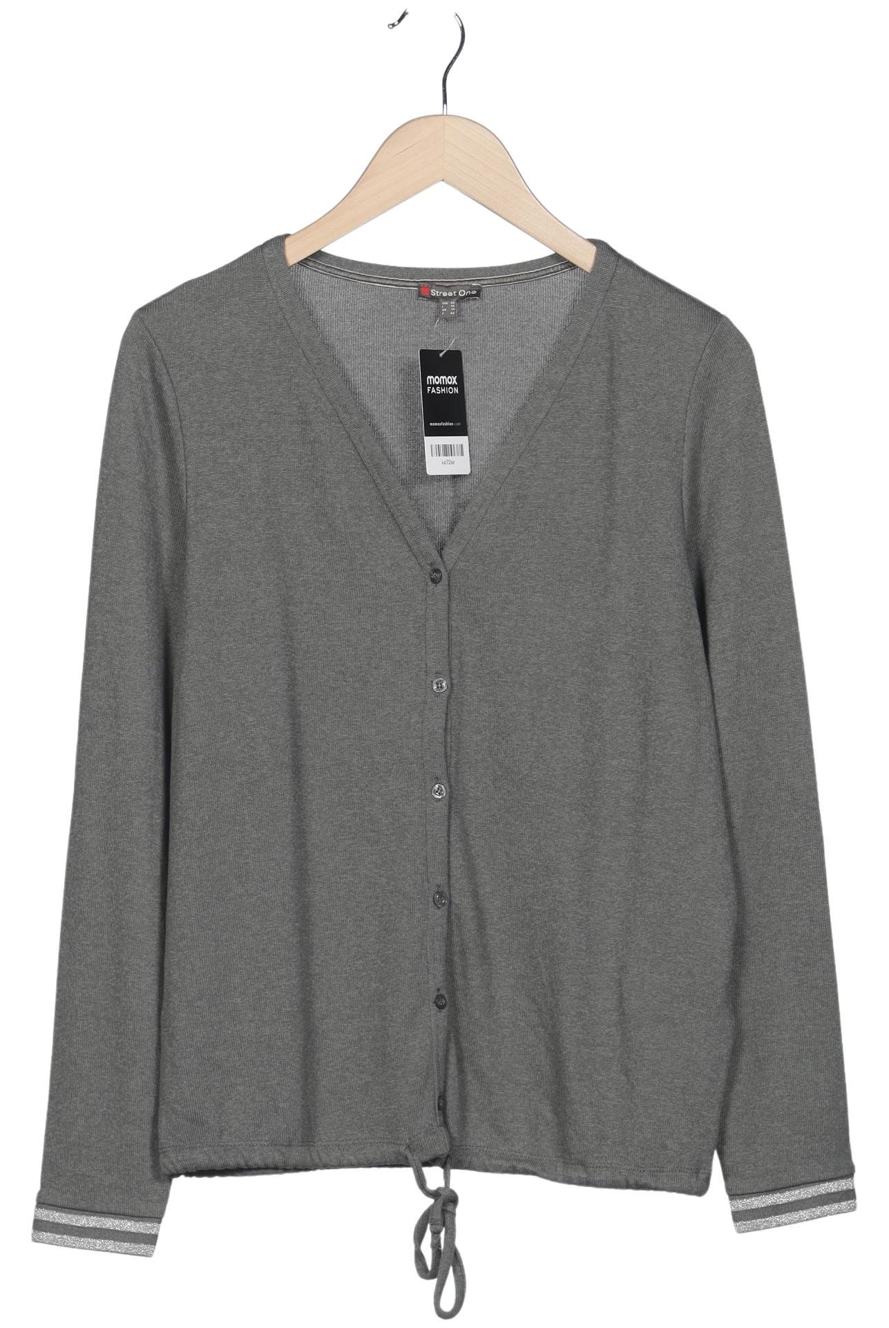 

Street One Damen Strickjacke, grau, Gr. 40