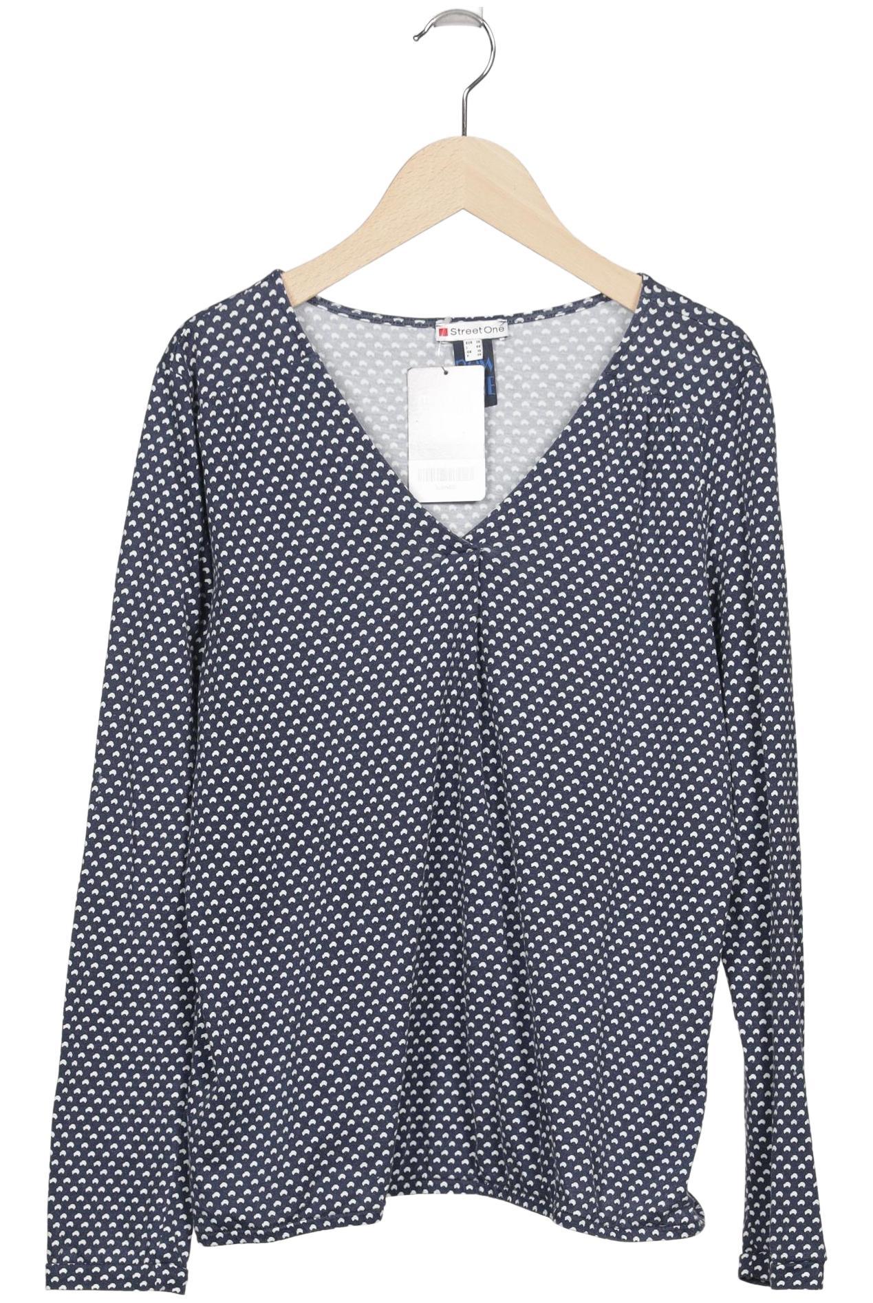 

Street One Damen Langarmshirt, marineblau, Gr. 36