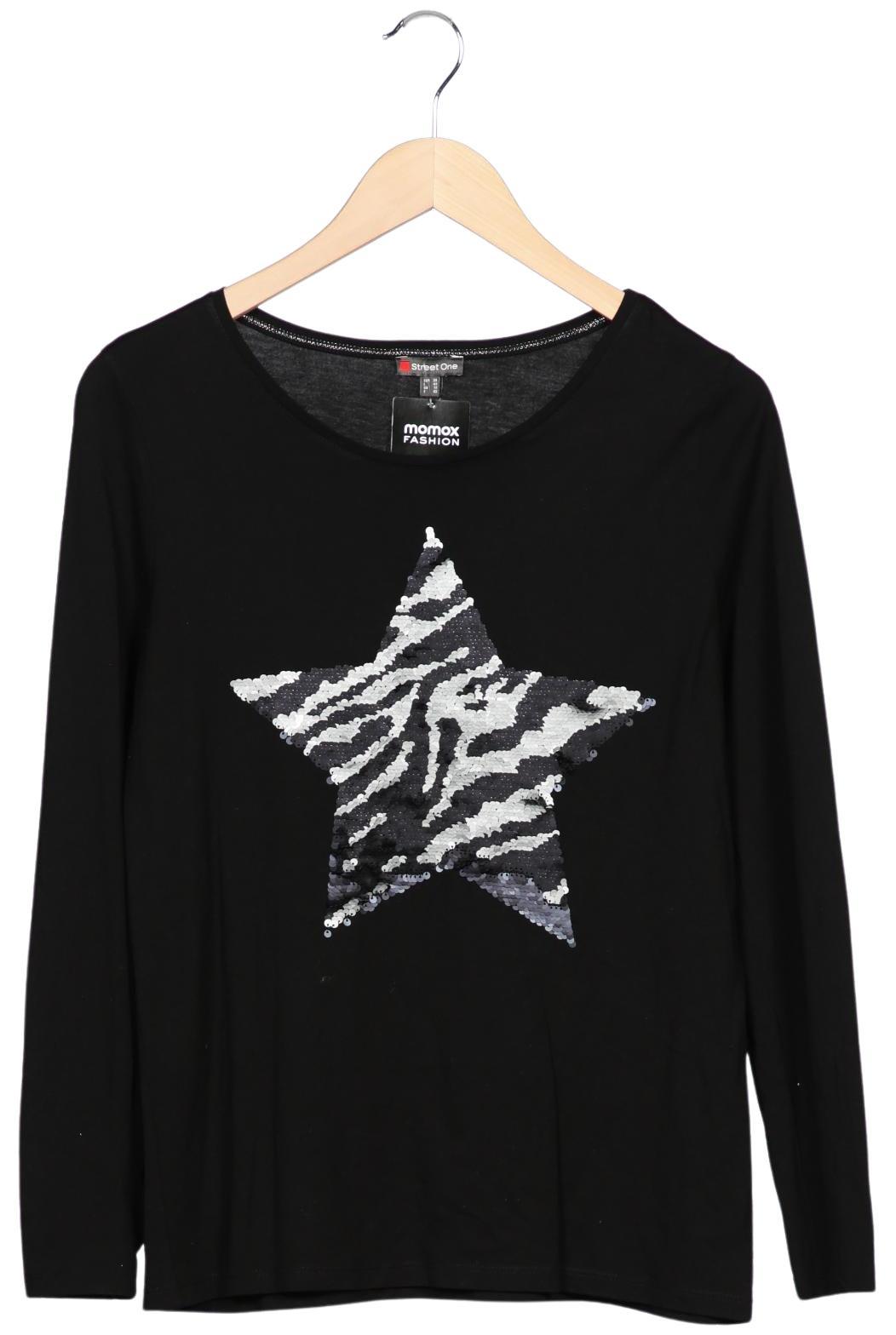 

Street One Damen Langarmshirt, schwarz, Gr. 38