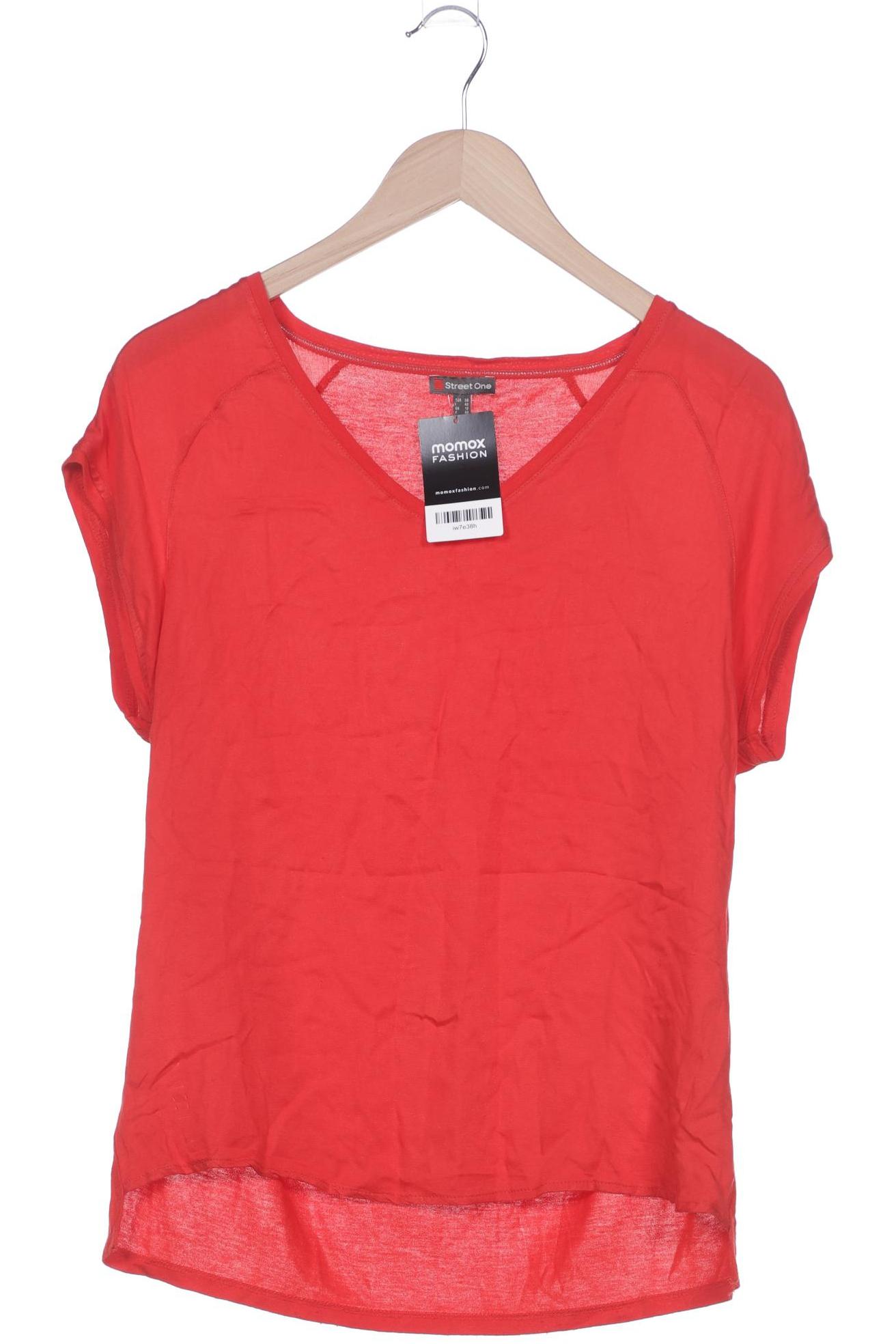 

Street One Damen T-Shirt, rot, Gr. 38