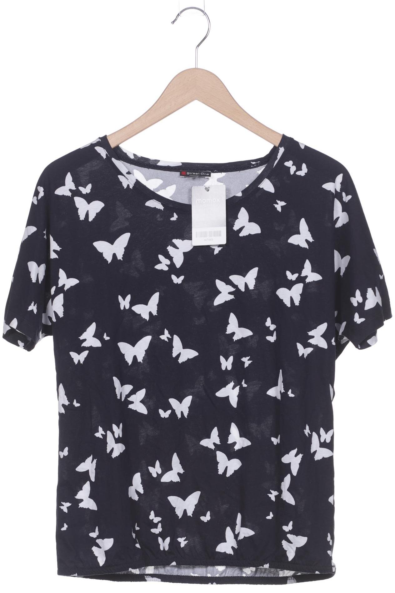 

Street One Damen T-Shirt, marineblau, Gr. 38