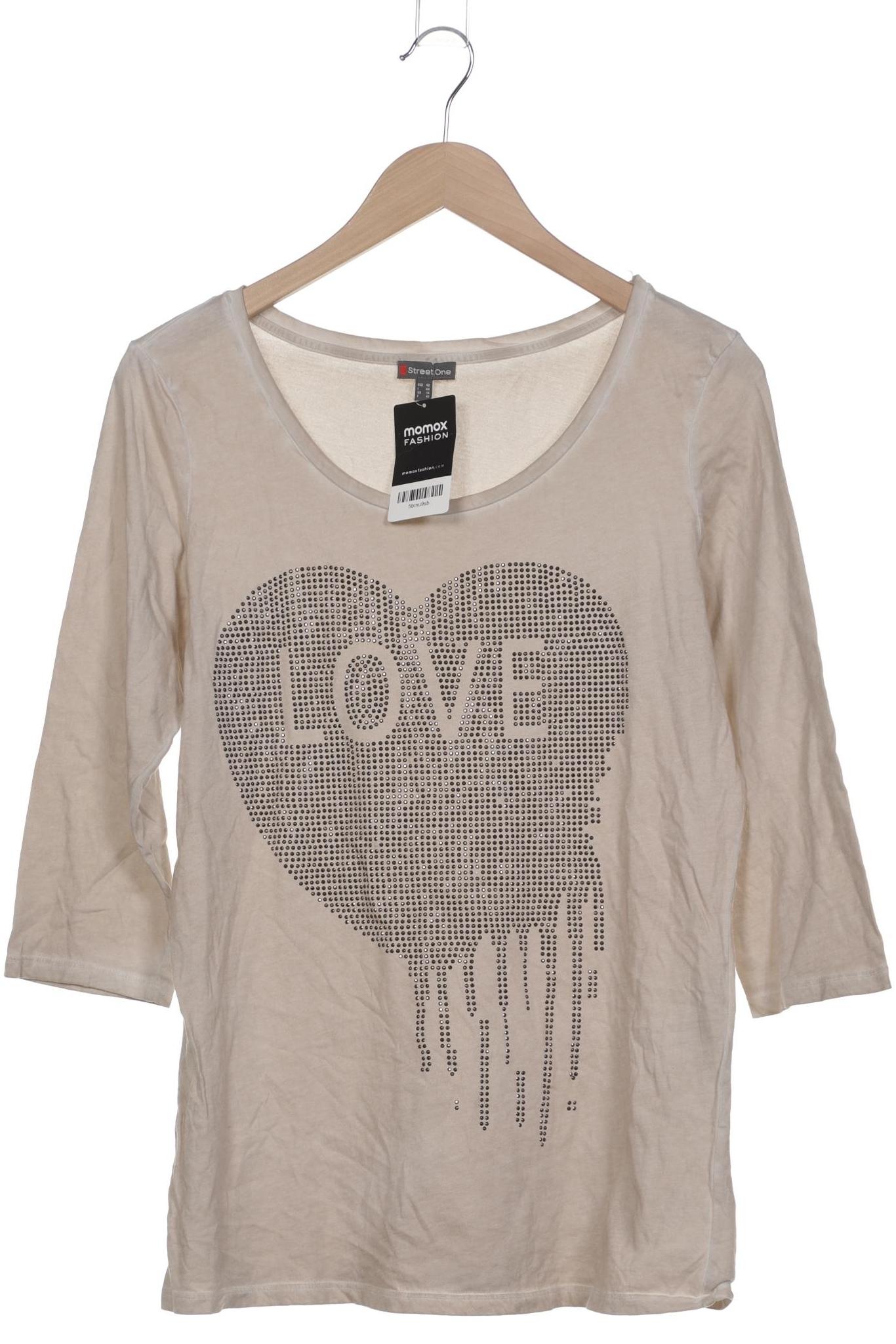 

Street One Damen Langarmshirt, beige, Gr. 40