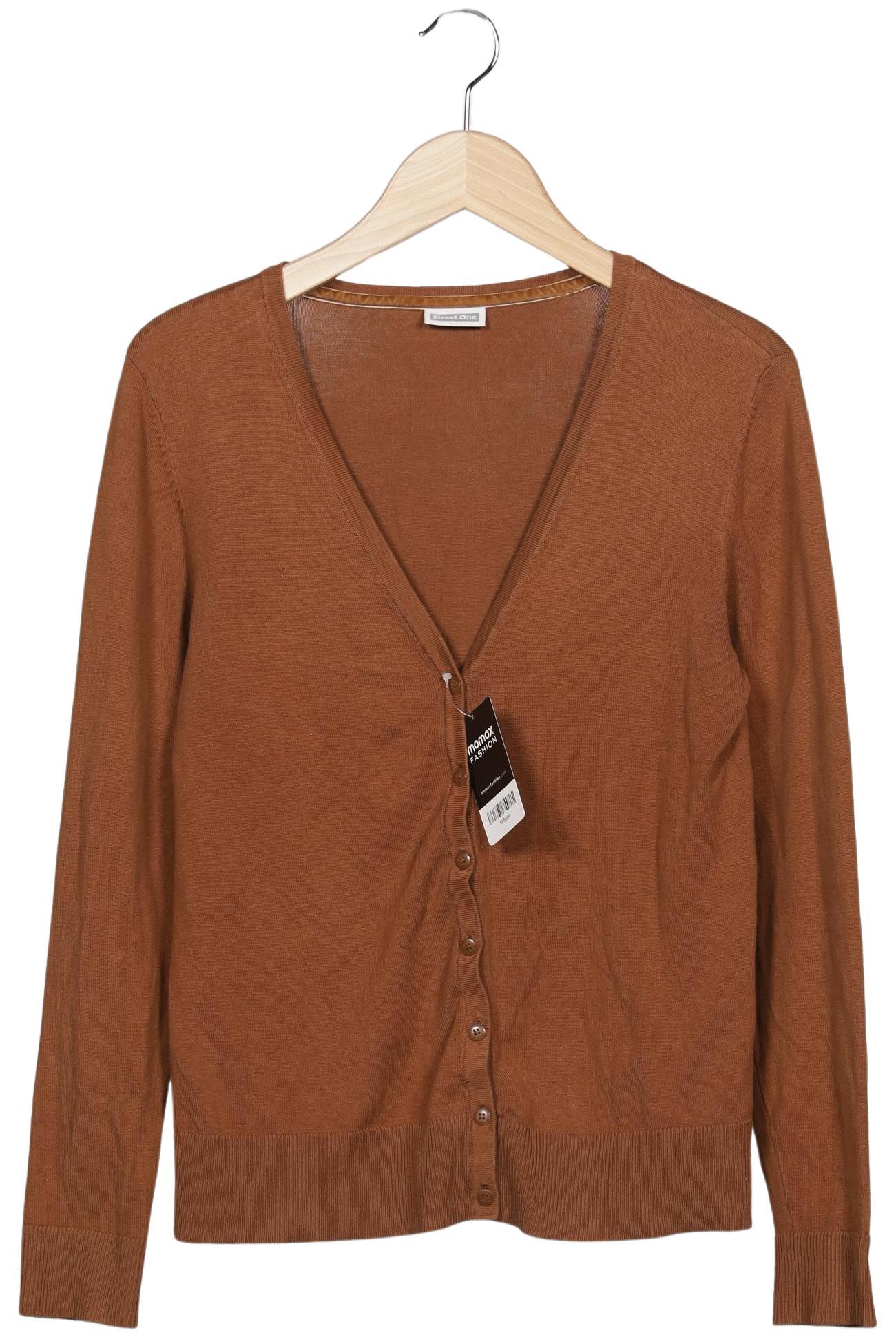 

Street One Damen Strickjacke, braun, Gr. 40