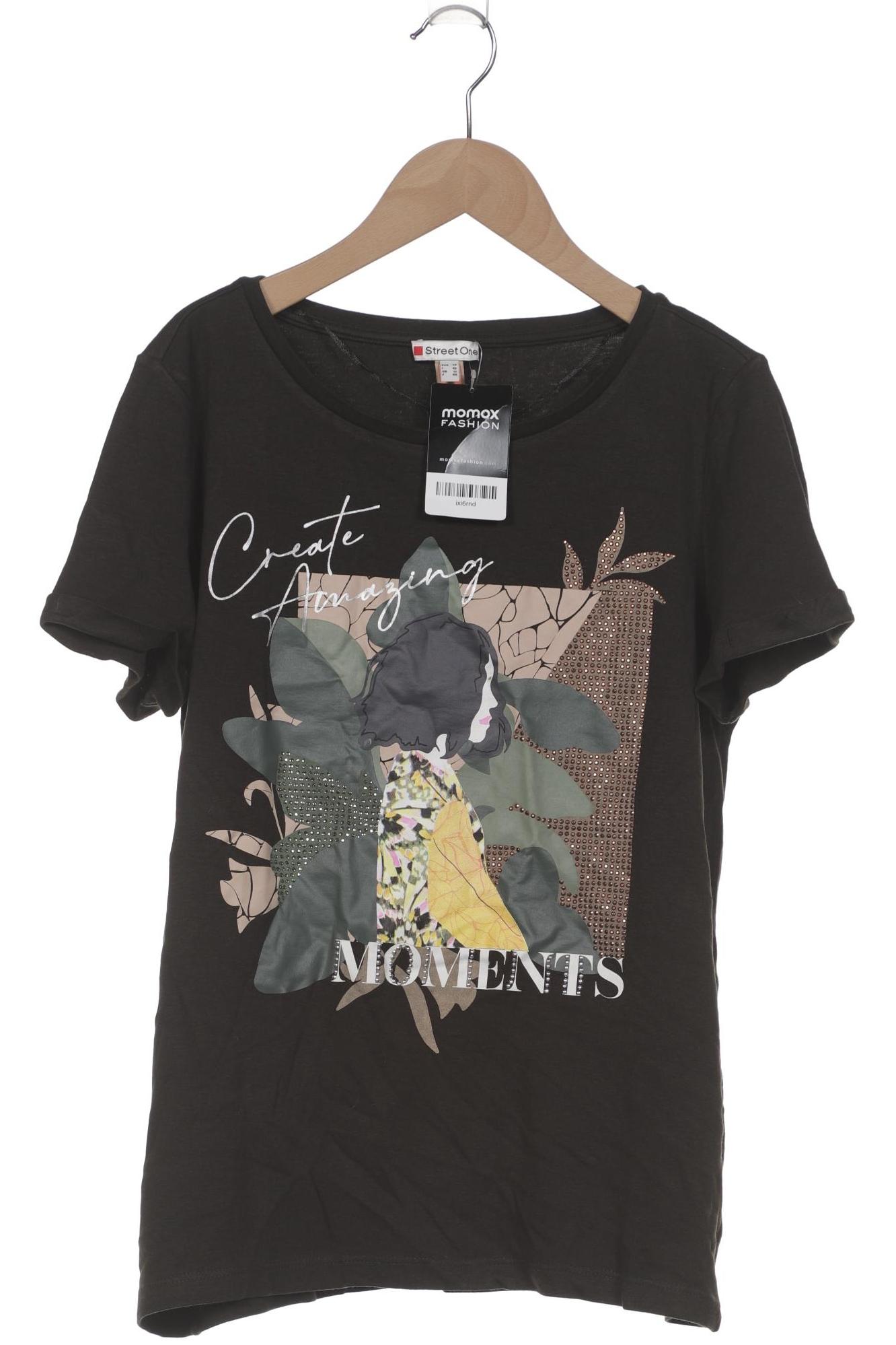 

Street One Damen T-Shirt, grün, Gr. 38