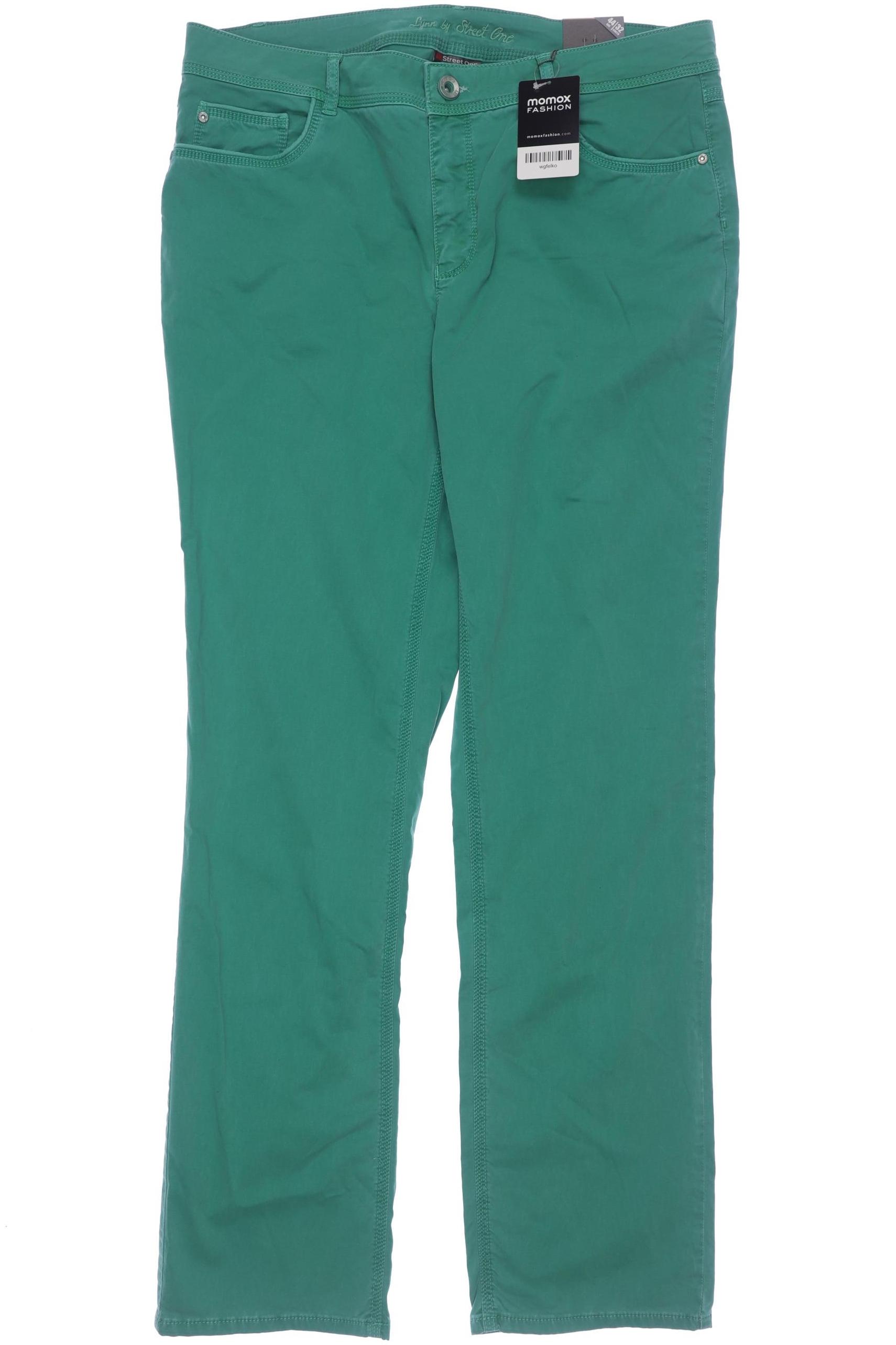 

Street One Damen Stoffhose, grün, Gr. 44