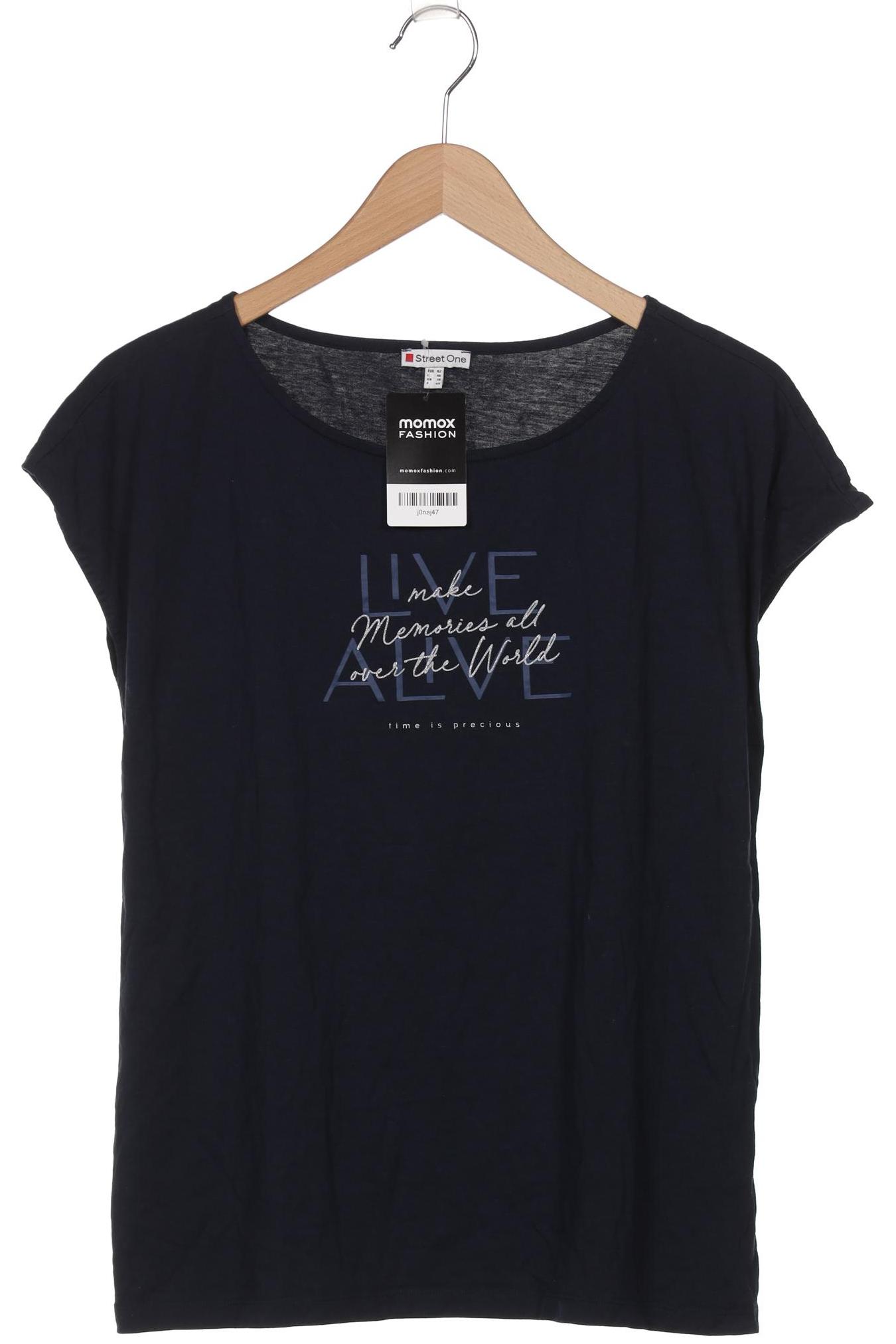 

Street One Damen T-Shirt, marineblau, Gr. 42