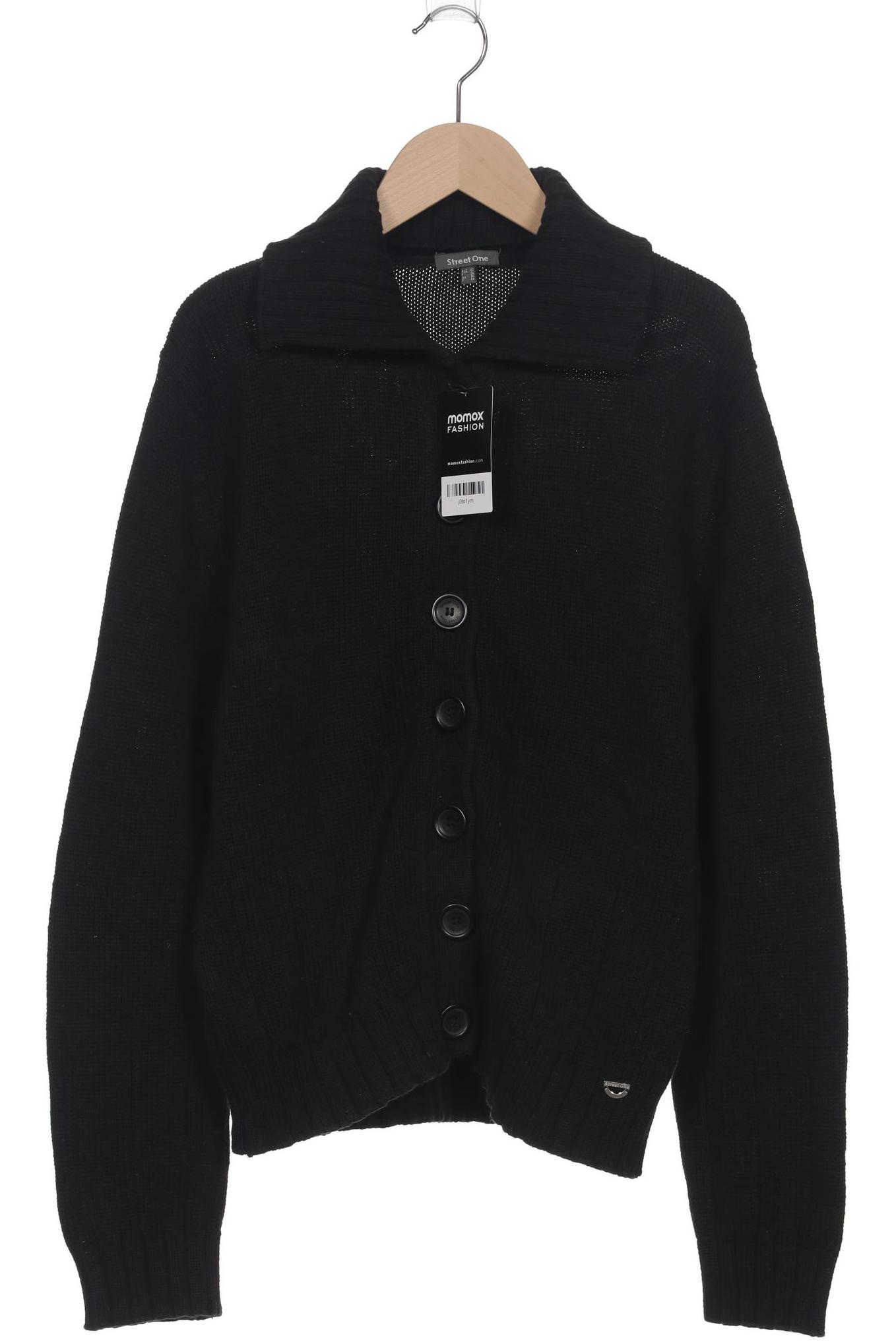 

Street One Damen Strickjacke, schwarz, Gr. 42