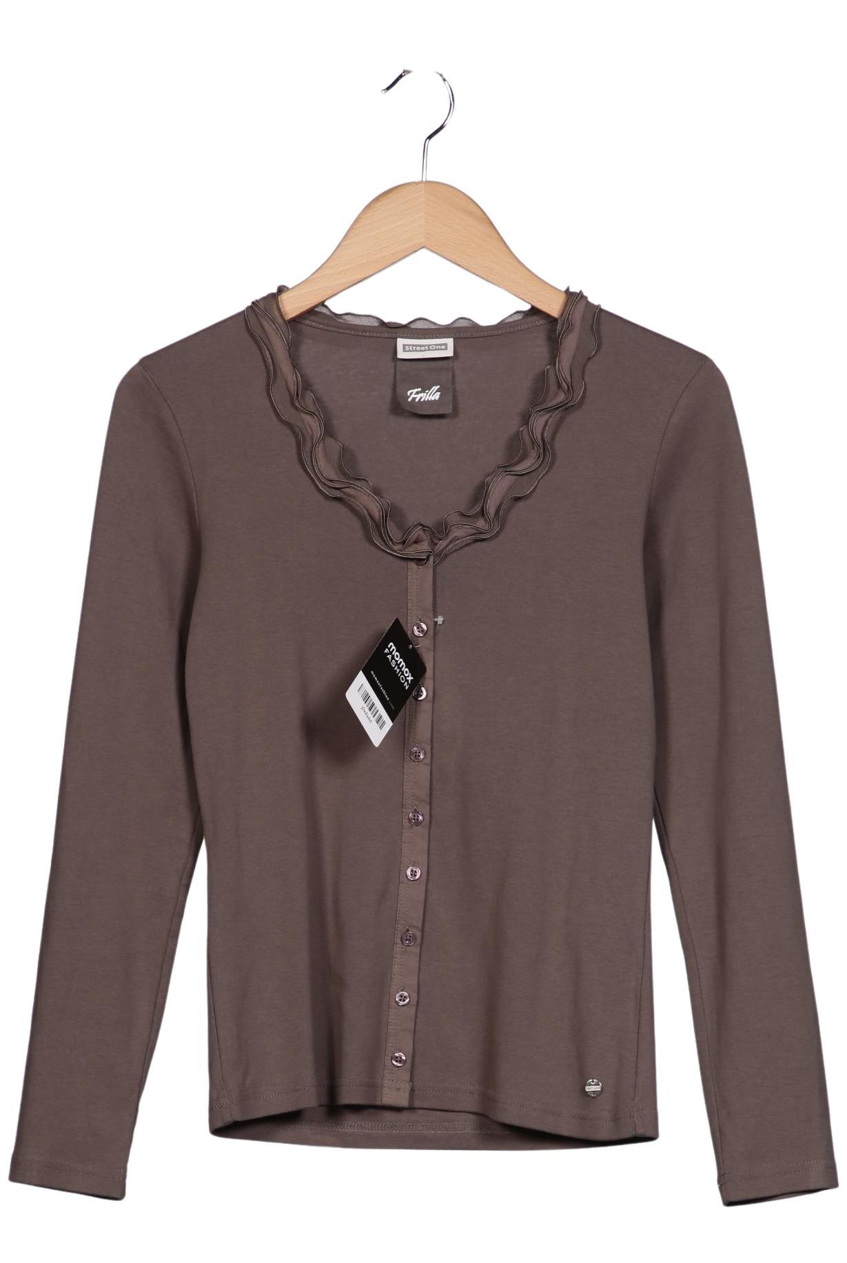 

Street One Damen Strickjacke, braun, Gr. 38