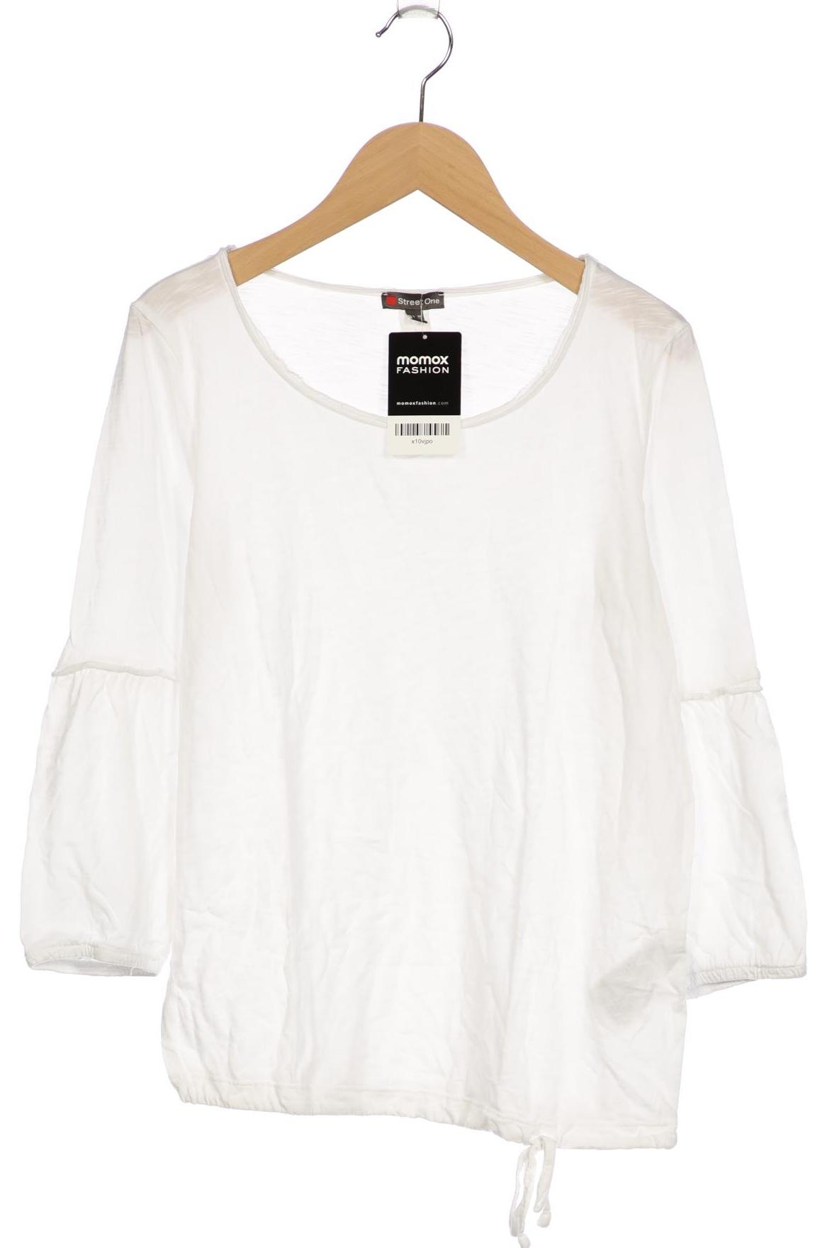 

Street One Damen Langarmshirt, weiß, Gr. 34