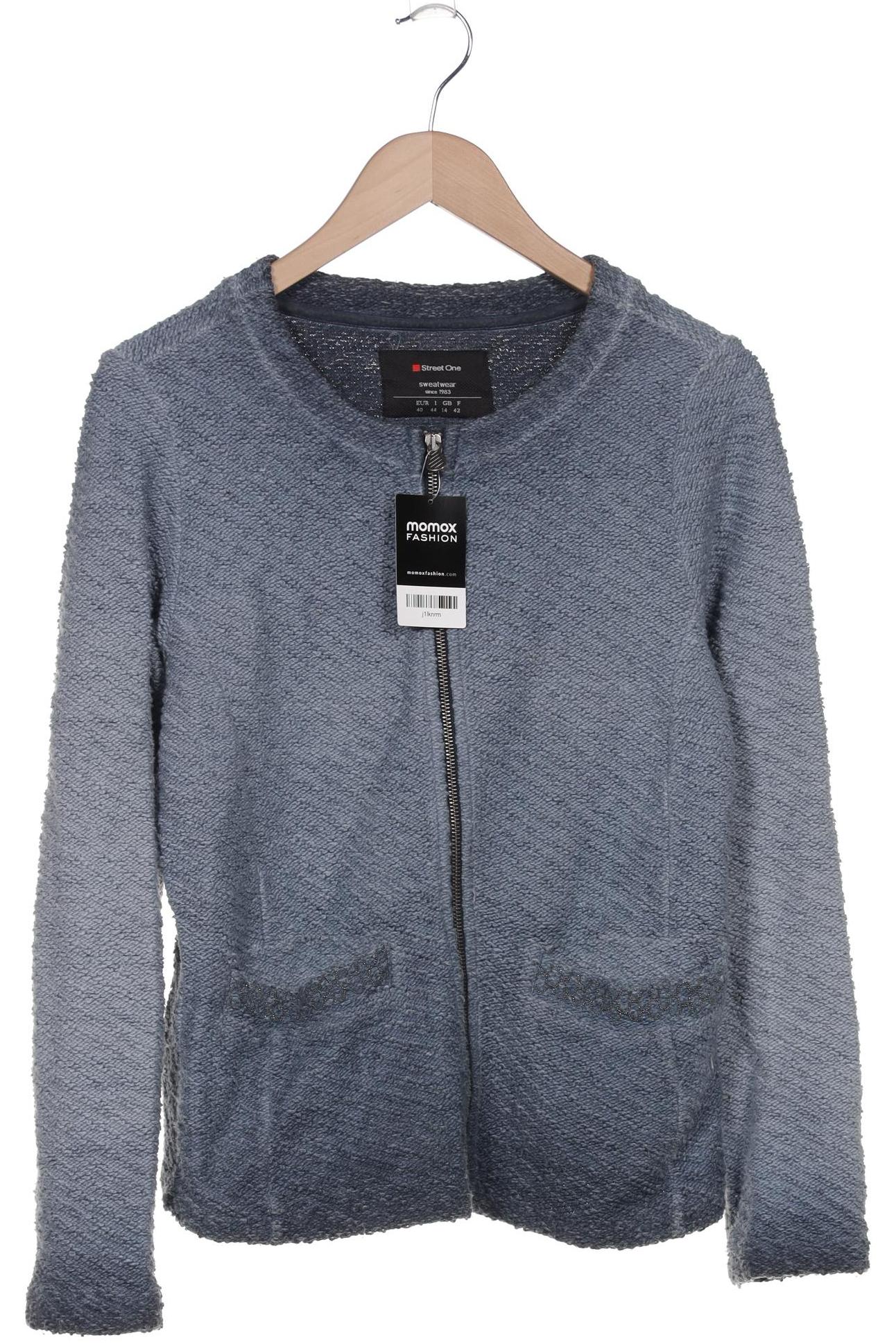 

Street One Damen Strickjacke, blau, Gr. 40