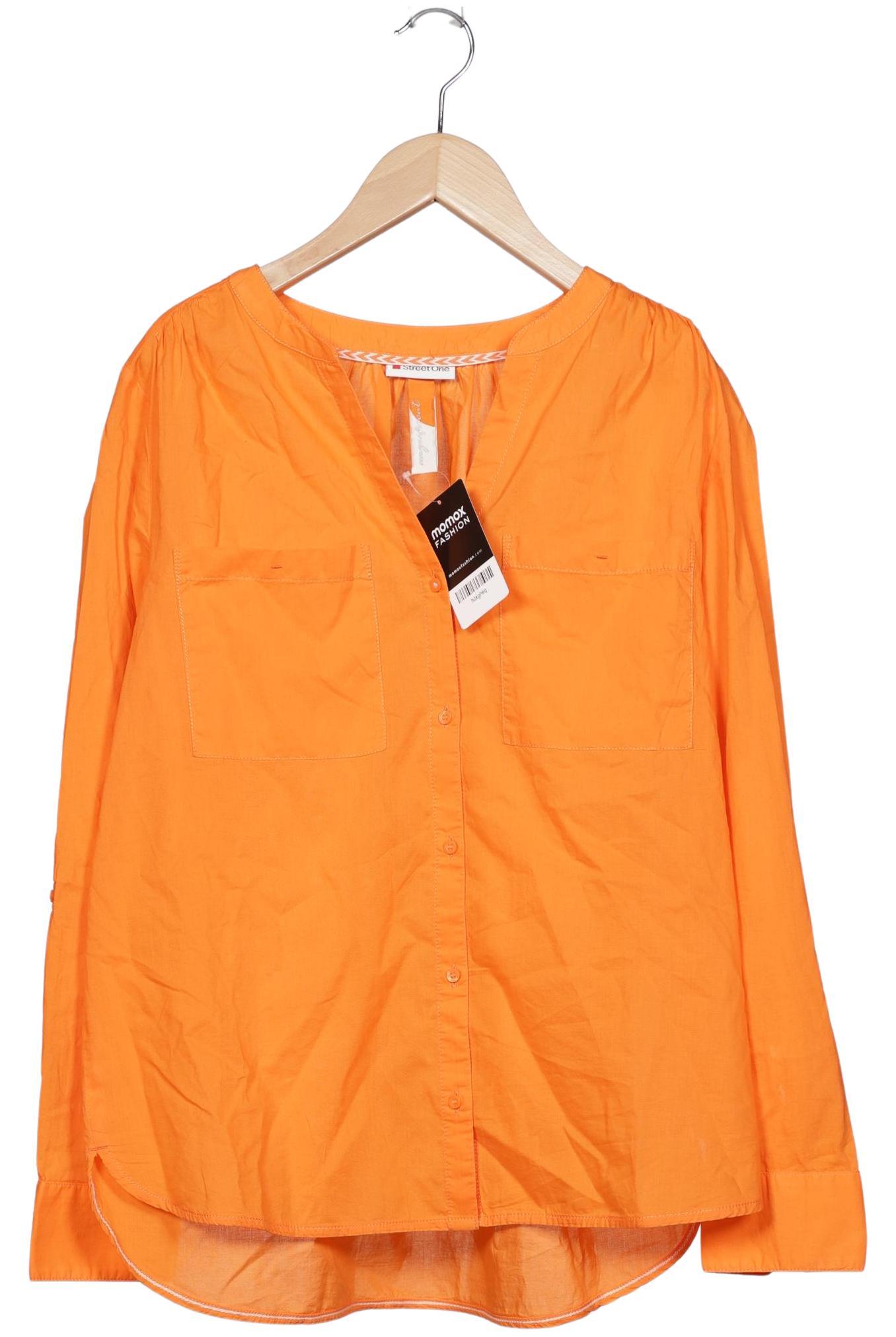 

Street One Damen Bluse, orange, Gr. 38