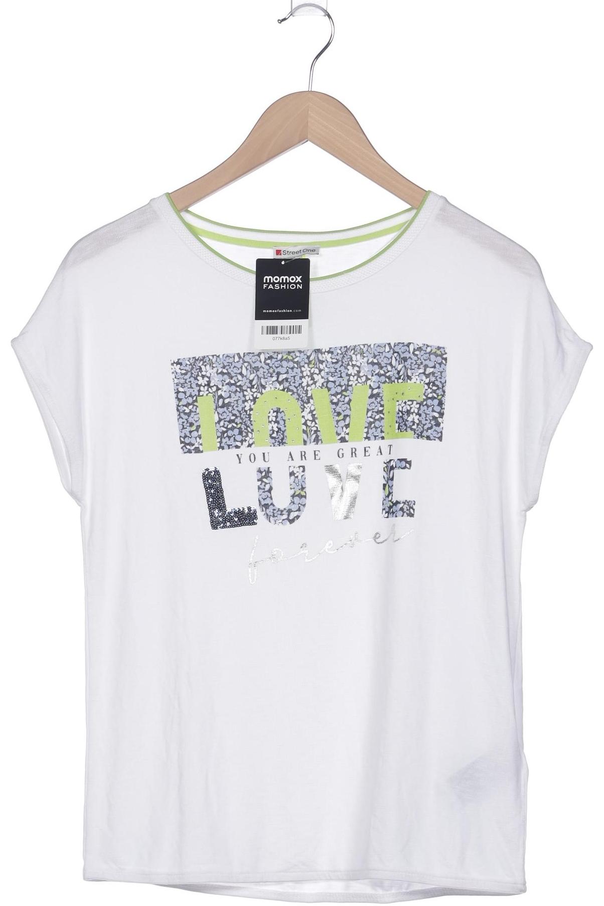 

Street One Damen T-Shirt, weiß, Gr. 36