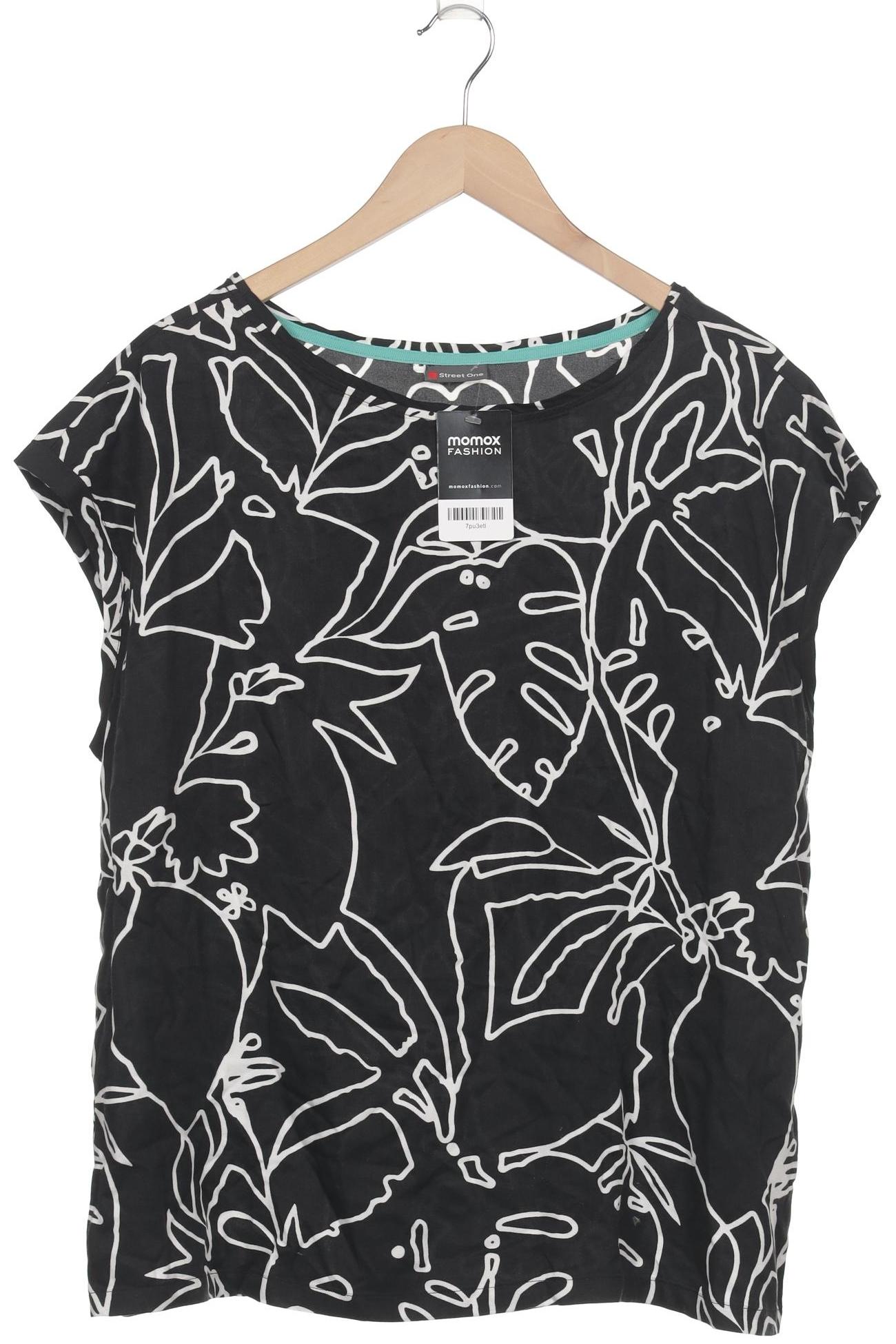 

Street One Damen T-Shirt, schwarz, Gr. 42