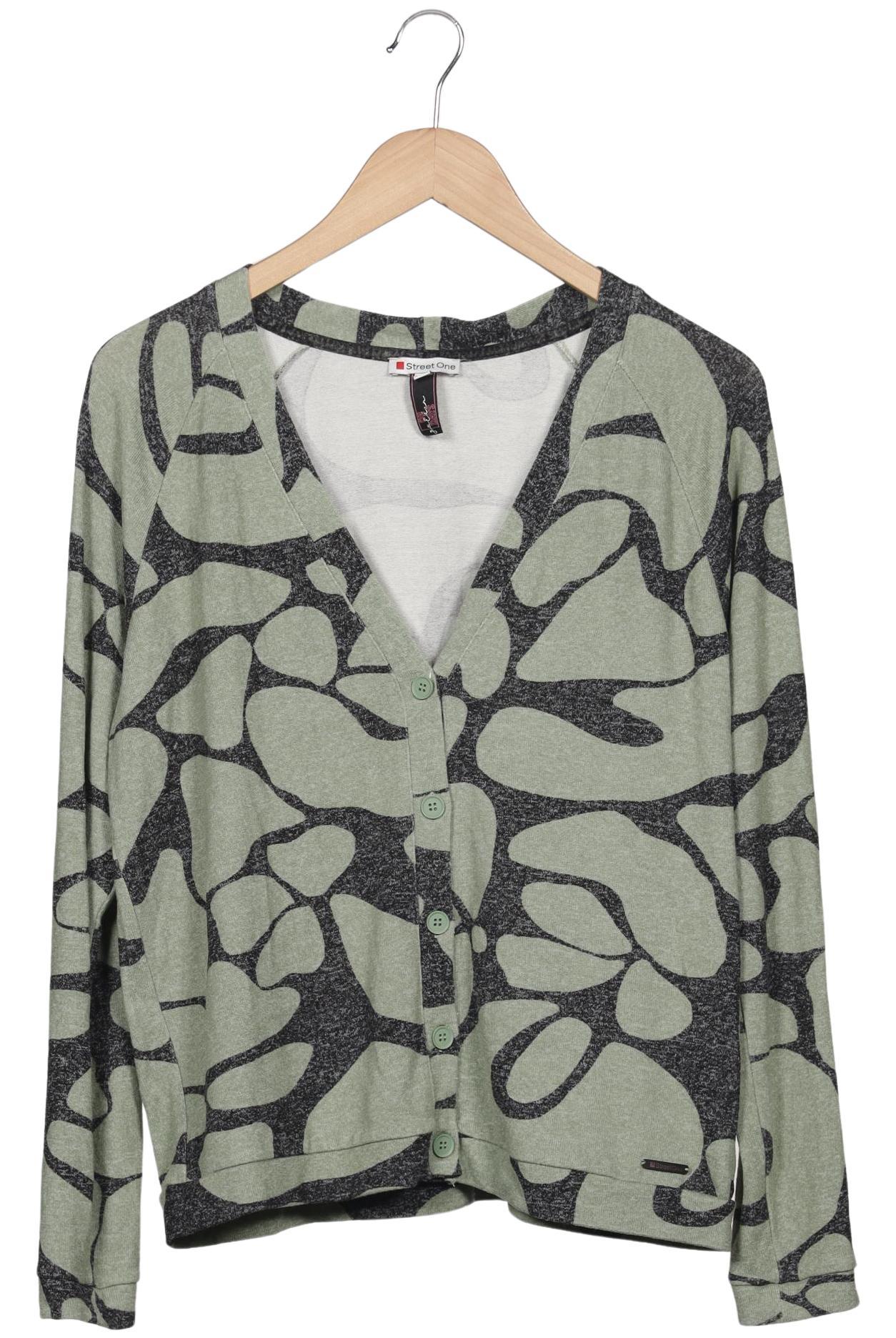 

Street One Damen Strickjacke, grün, Gr. 42