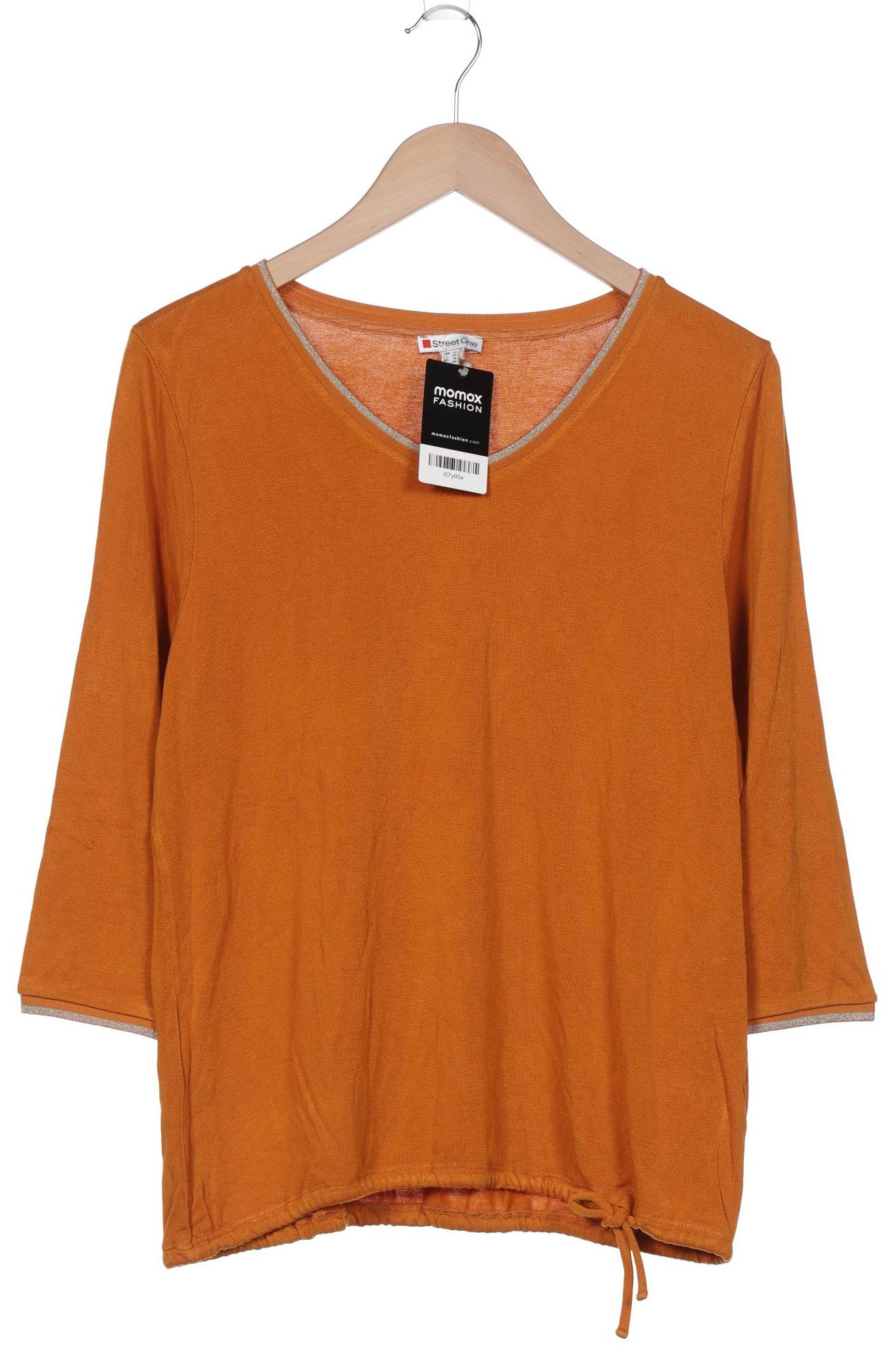 

Street One Damen Langarmshirt, orange, Gr. 42