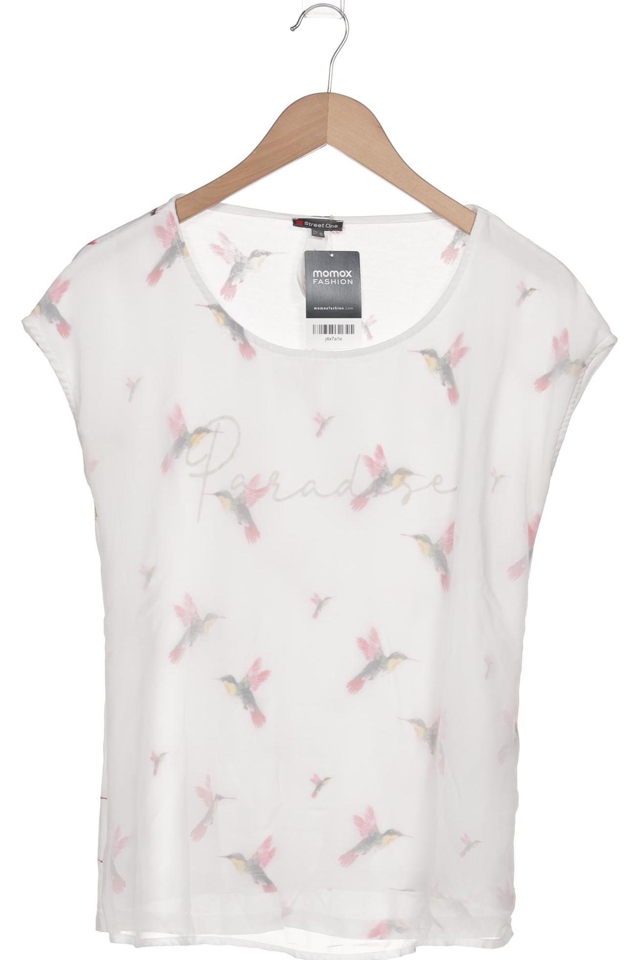 

Street One Damen T-Shirt, weiß, Gr. 34