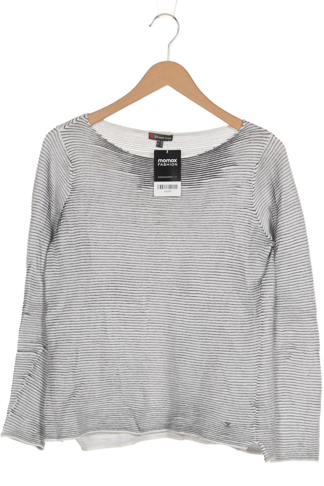 

Street One Damen Langarmshirt, weiß, Gr. 36