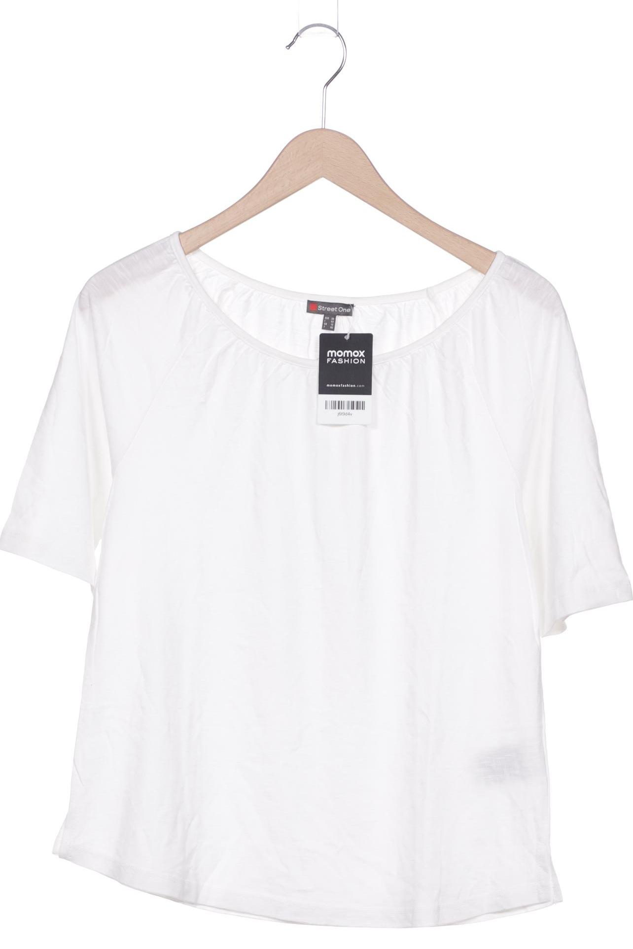 

Street One Damen T-Shirt, weiß, Gr. 38