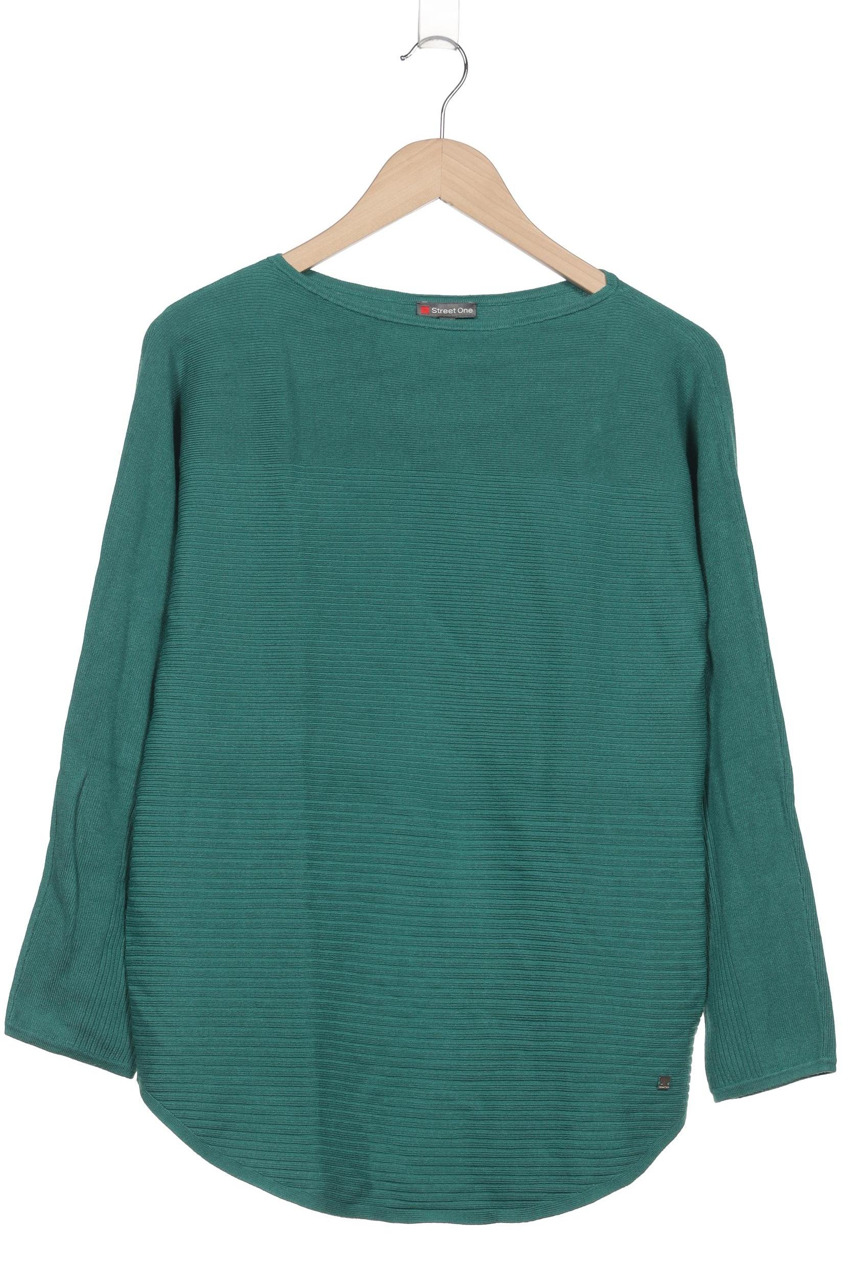 

Street One Damen Pullover, grün, Gr. 40