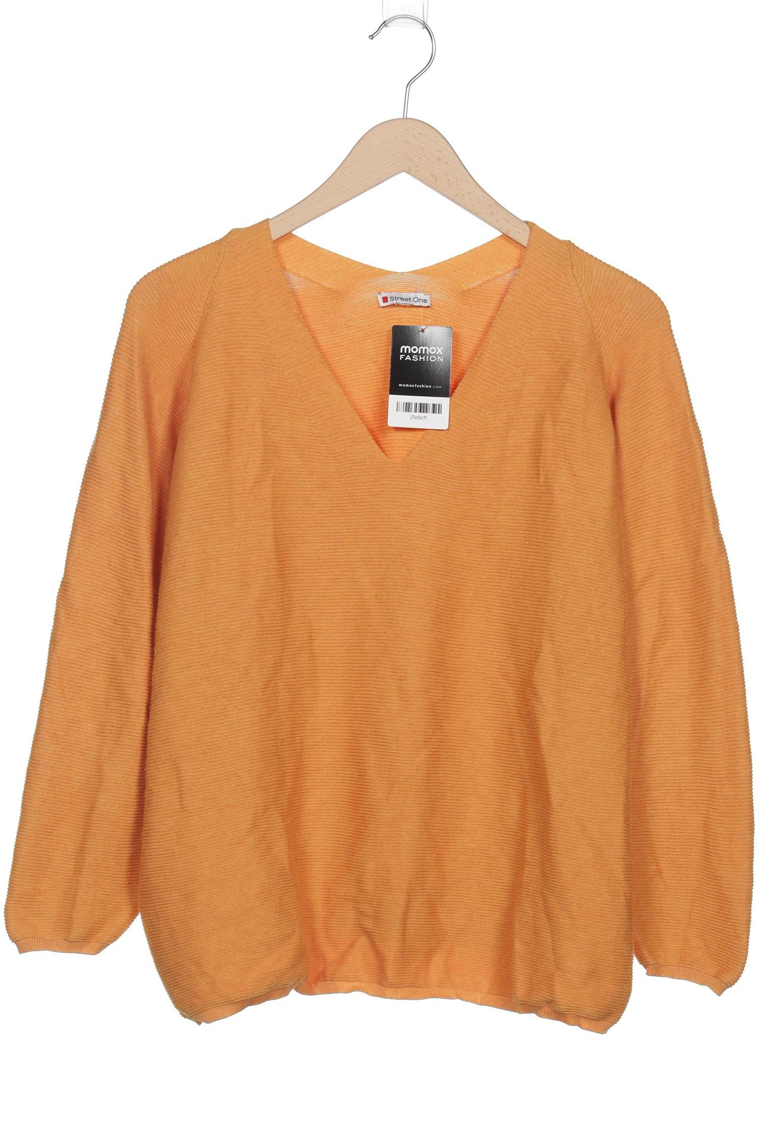 

Street One Damen Pullover, orange, Gr. 46