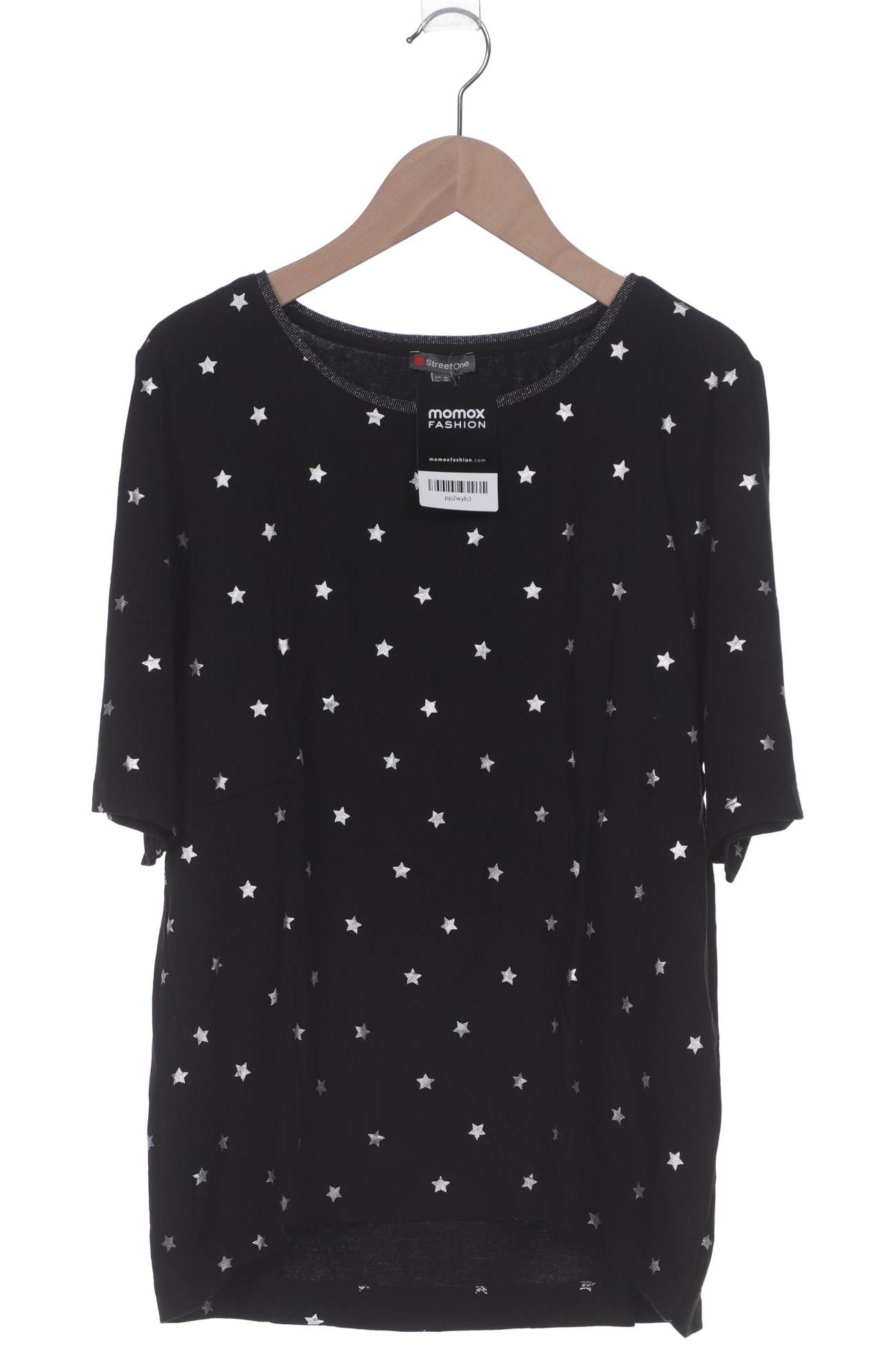 

Street One Damen T-Shirt, schwarz, Gr. 40