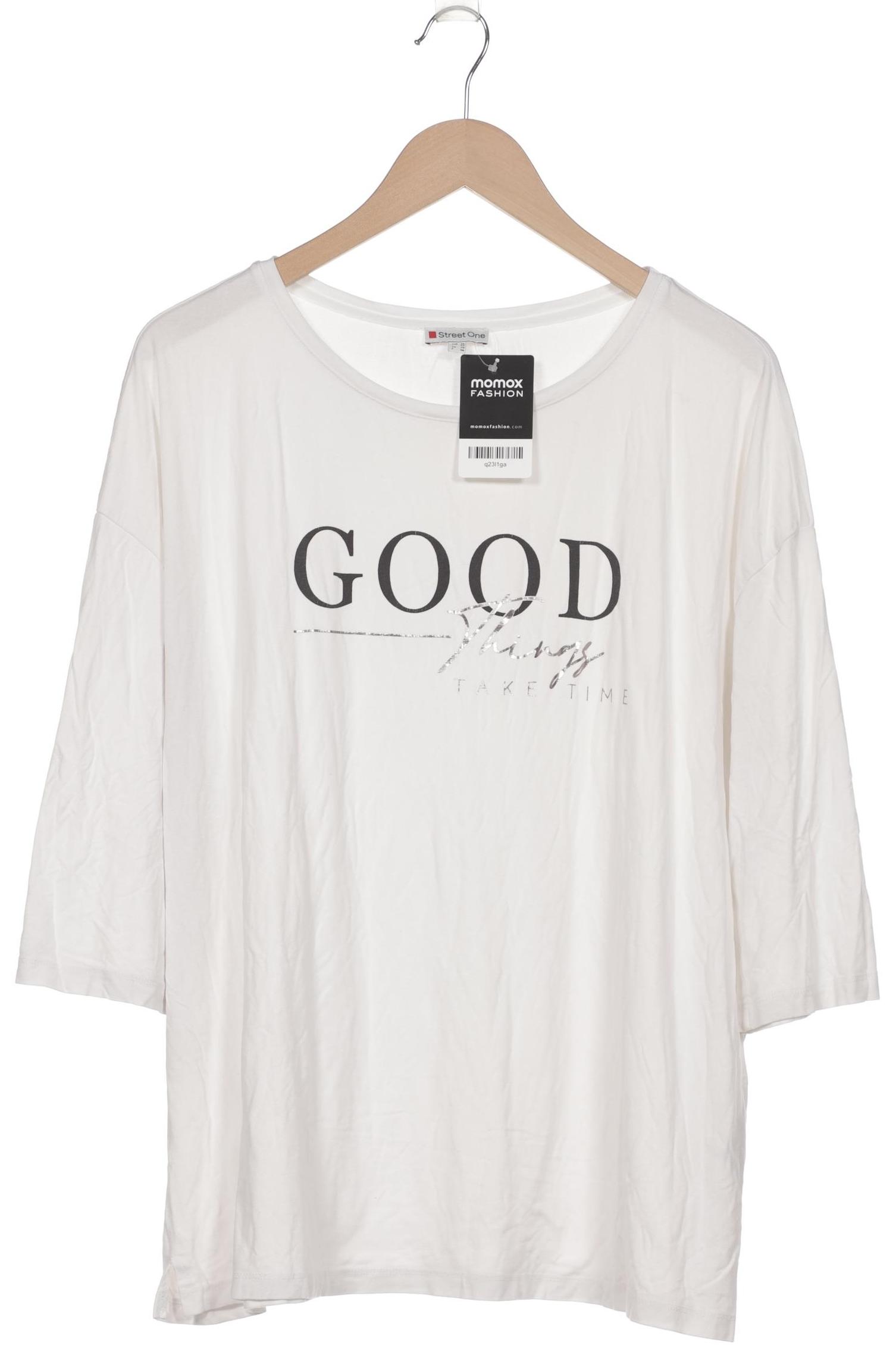 

Street One Damen Langarmshirt, cremeweiß, Gr. 46