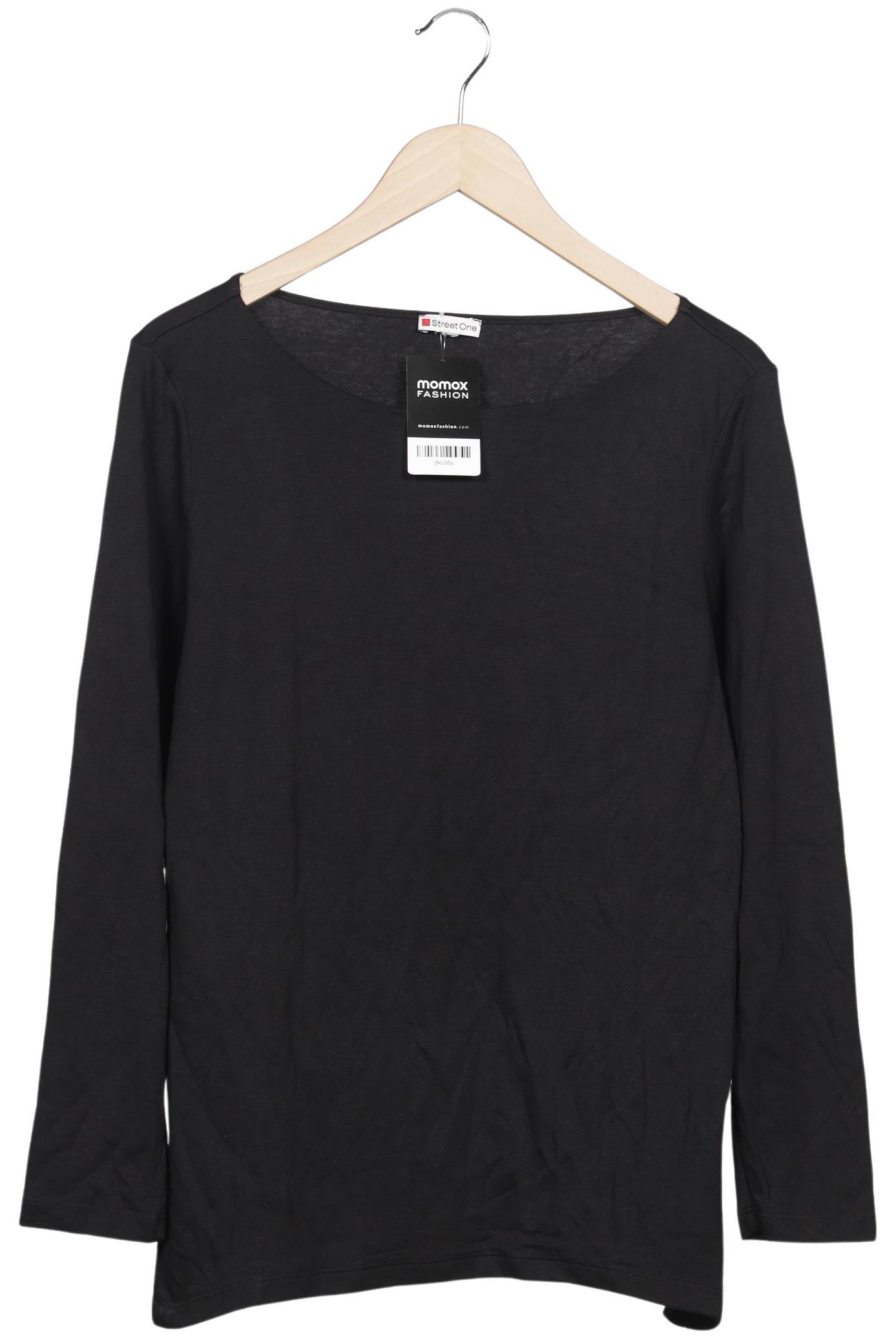 

Street One Damen Langarmshirt, schwarz, Gr. 42