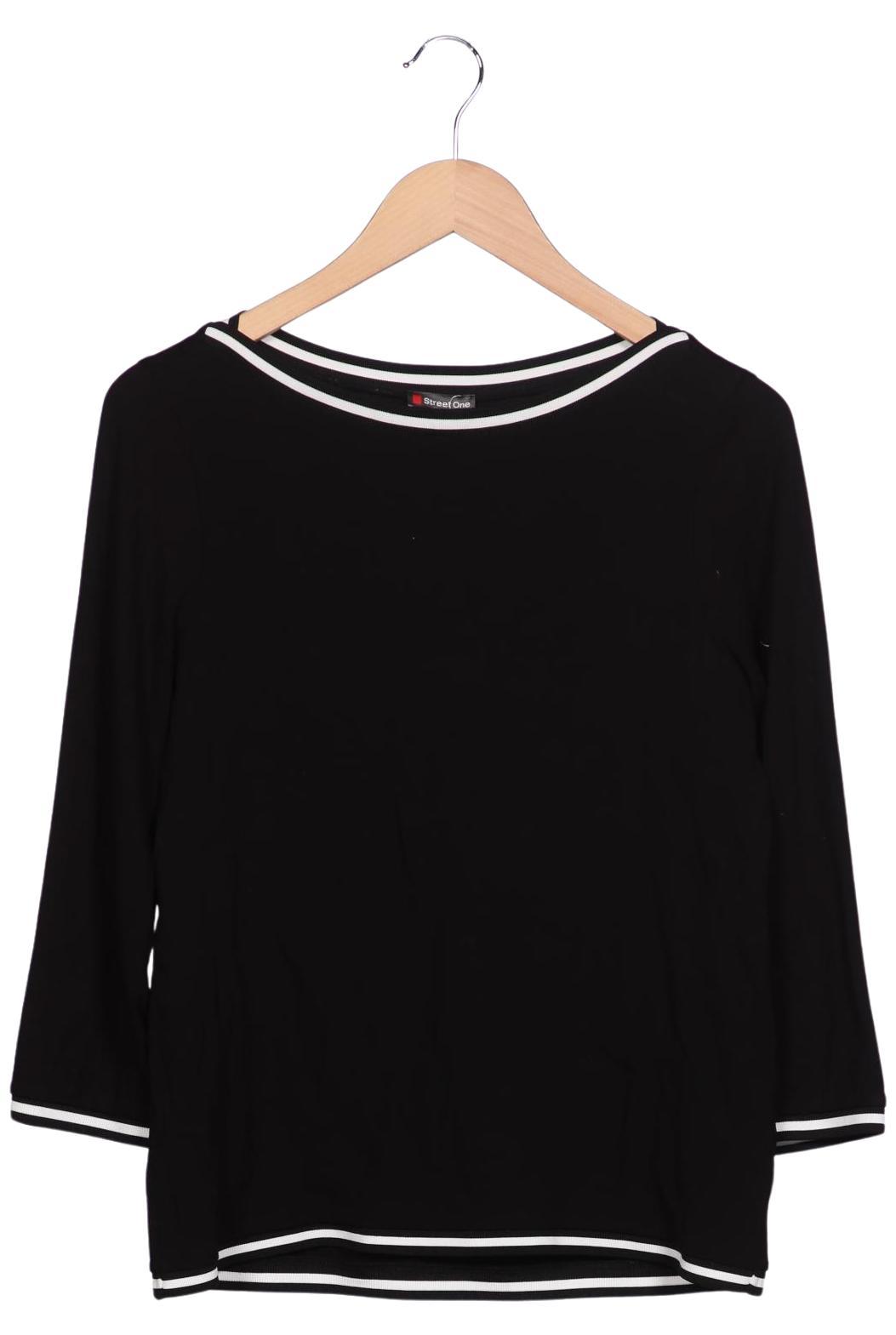 

Street One Damen Langarmshirt, schwarz, Gr. 38