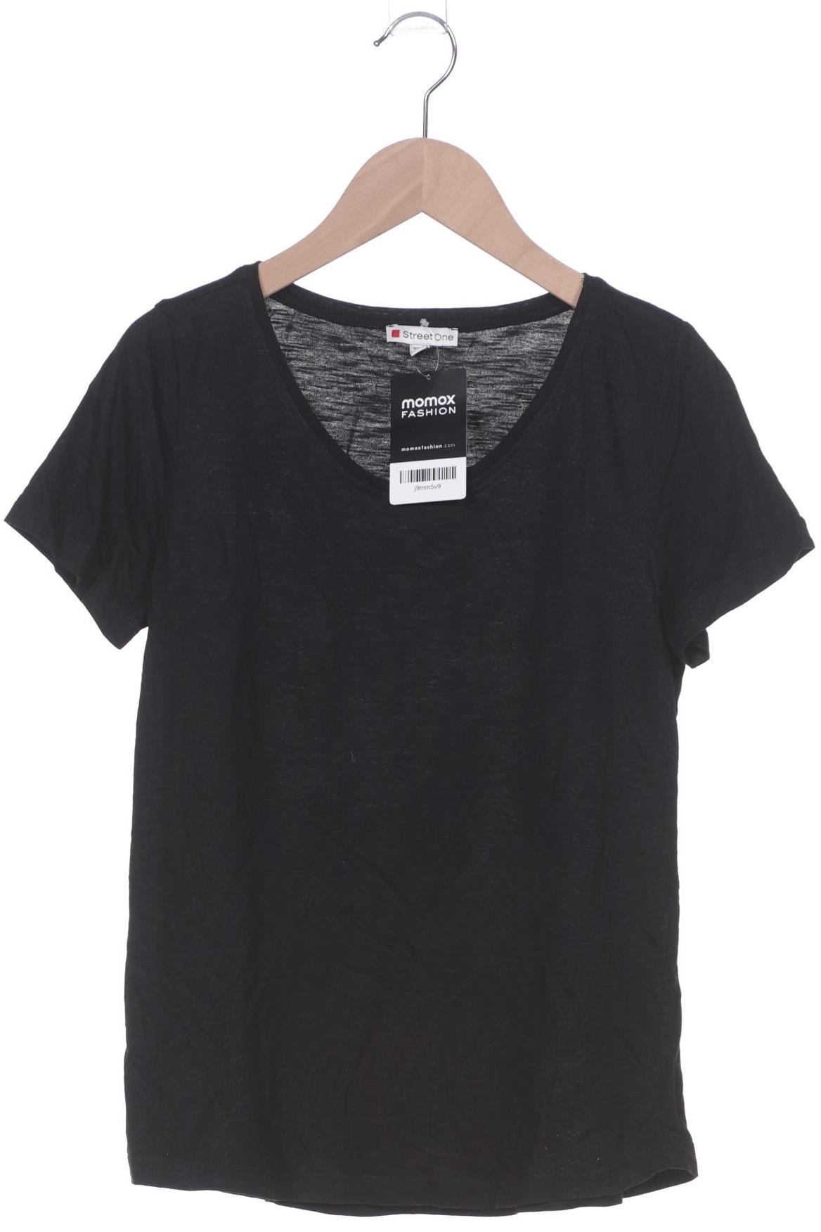 

Street One Damen T-Shirt, schwarz, Gr. 34