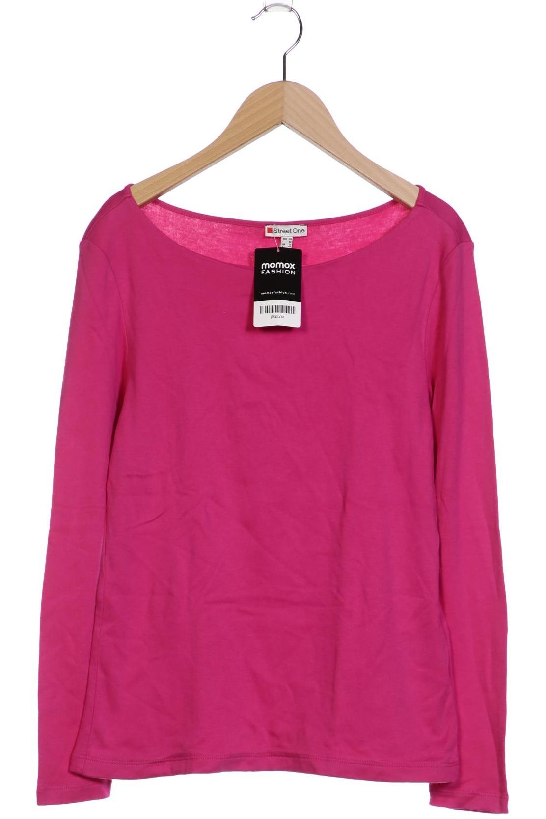 

Street One Damen Langarmshirt, pink, Gr. 38
