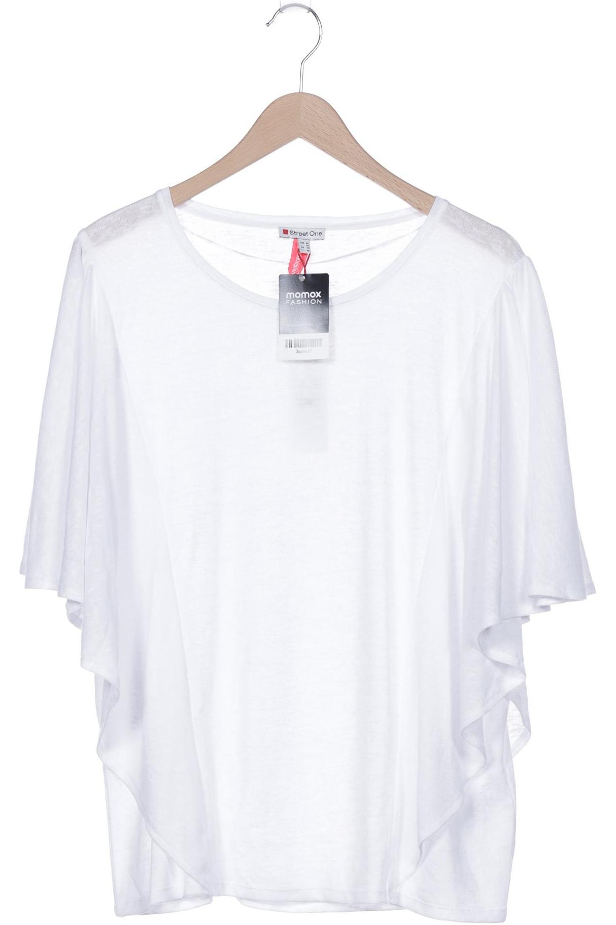 

Street One Damen T-Shirt, weiß, Gr. 46