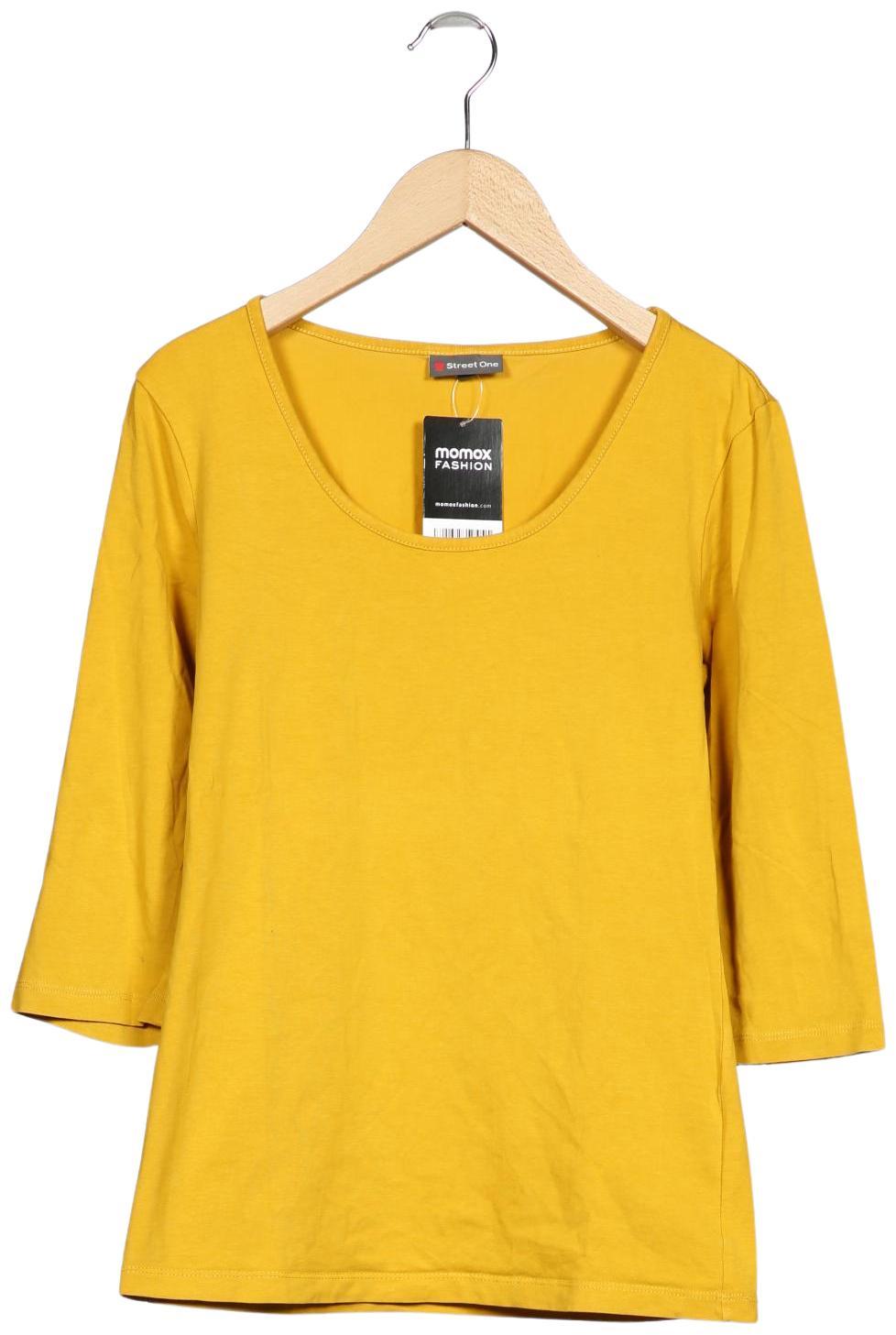 

Street One Damen Langarmshirt, gelb, Gr. 38
