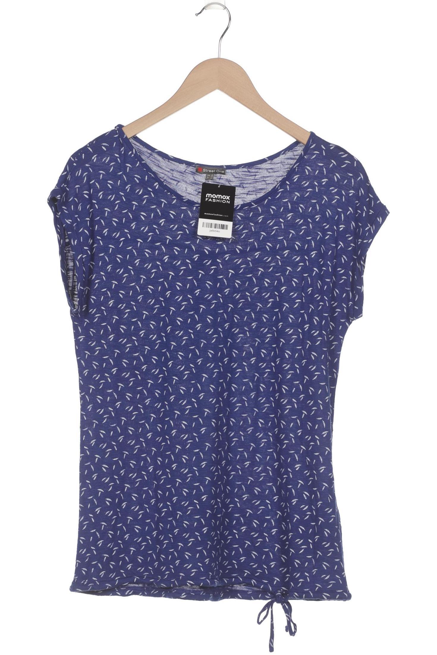 

Street One Damen T-Shirt, blau, Gr. 40