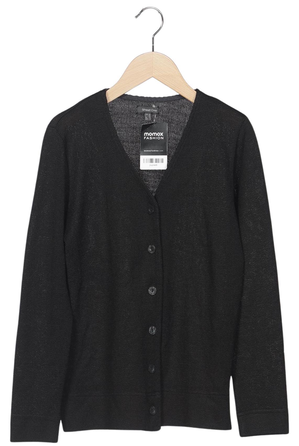 

Street One Damen Strickjacke, schwarz, Gr. 36