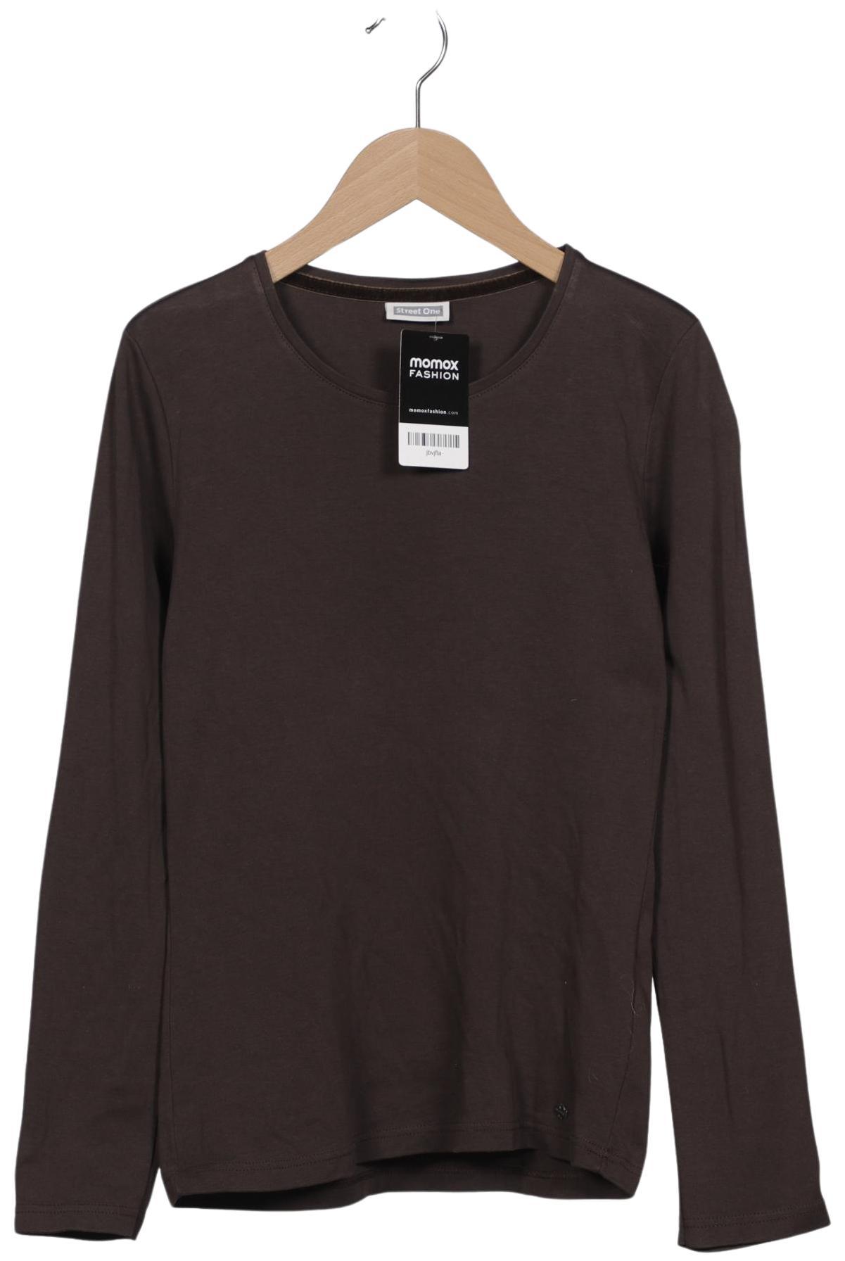 

Street One Damen Langarmshirt, braun, Gr. 38