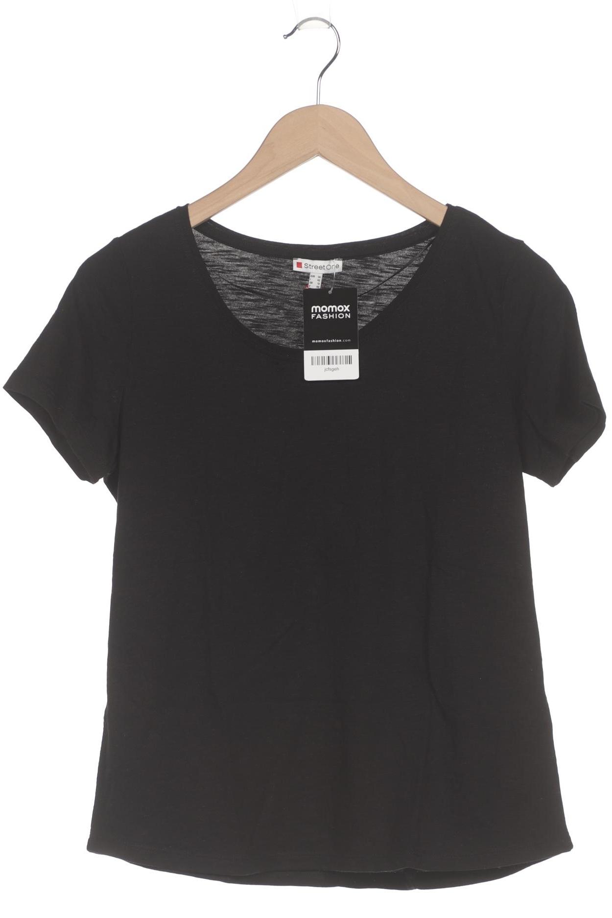

Street One Damen T-Shirt, schwarz, Gr. 38