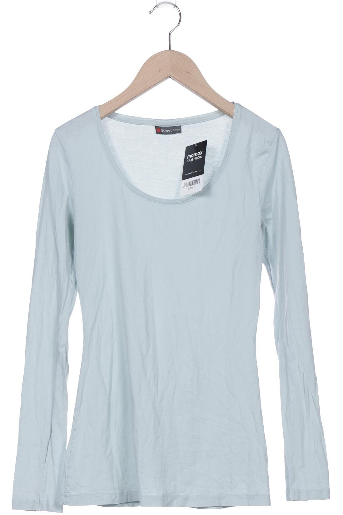 

Street One Damen Langarmshirt, türkis, Gr. 36