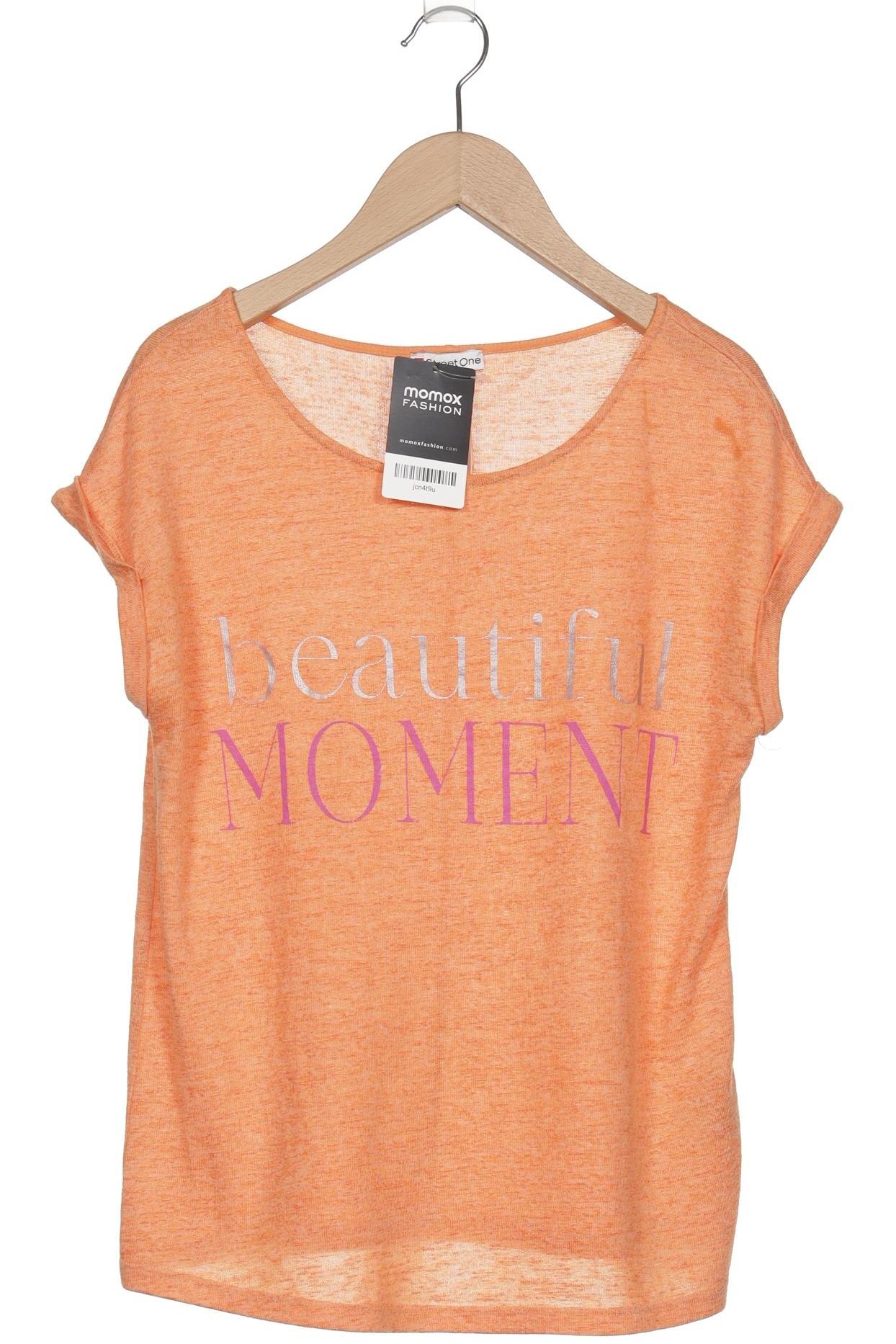 

Street One Damen T-Shirt, orange, Gr. 34