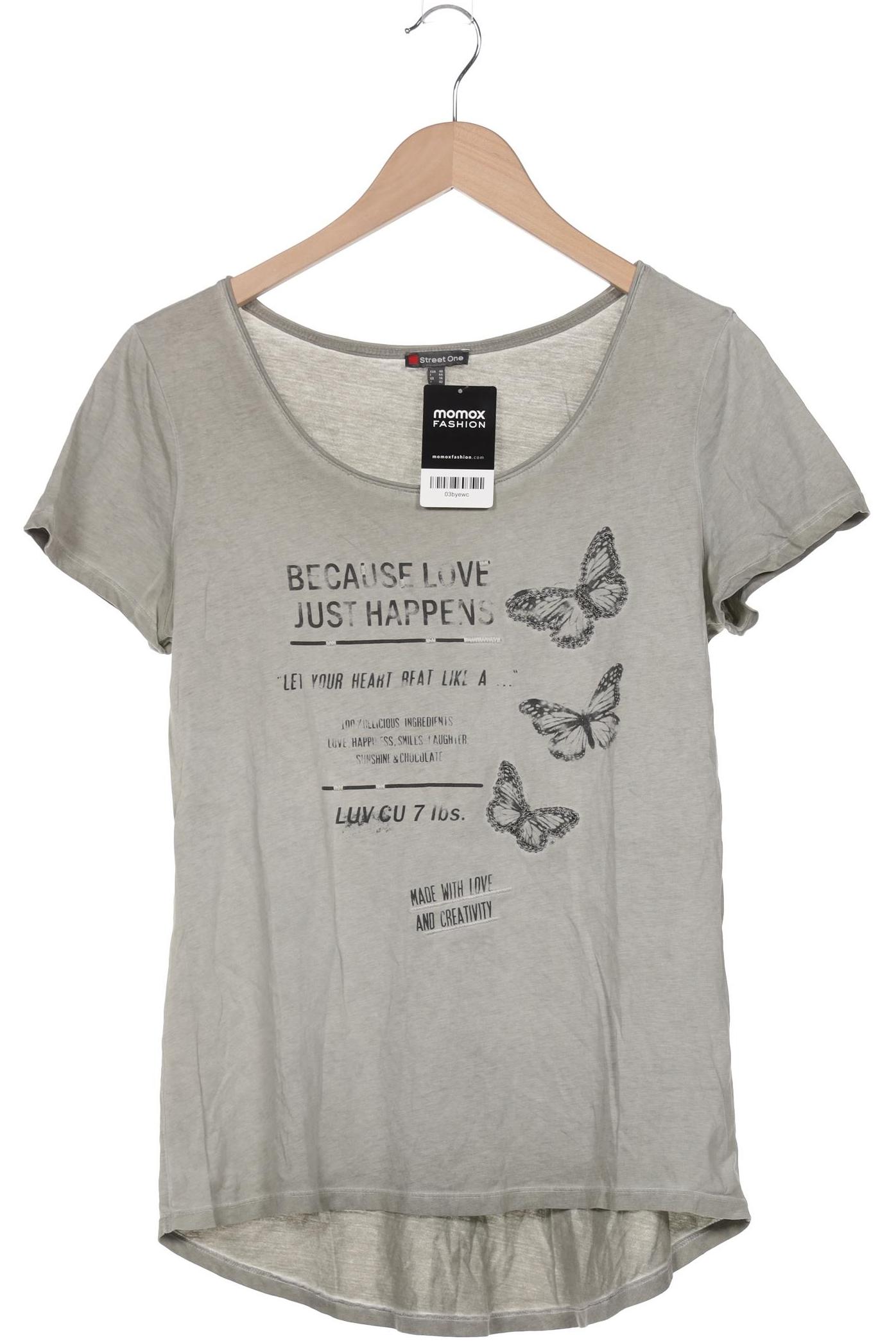 

Street One Damen T-Shirt, grün, Gr. 40